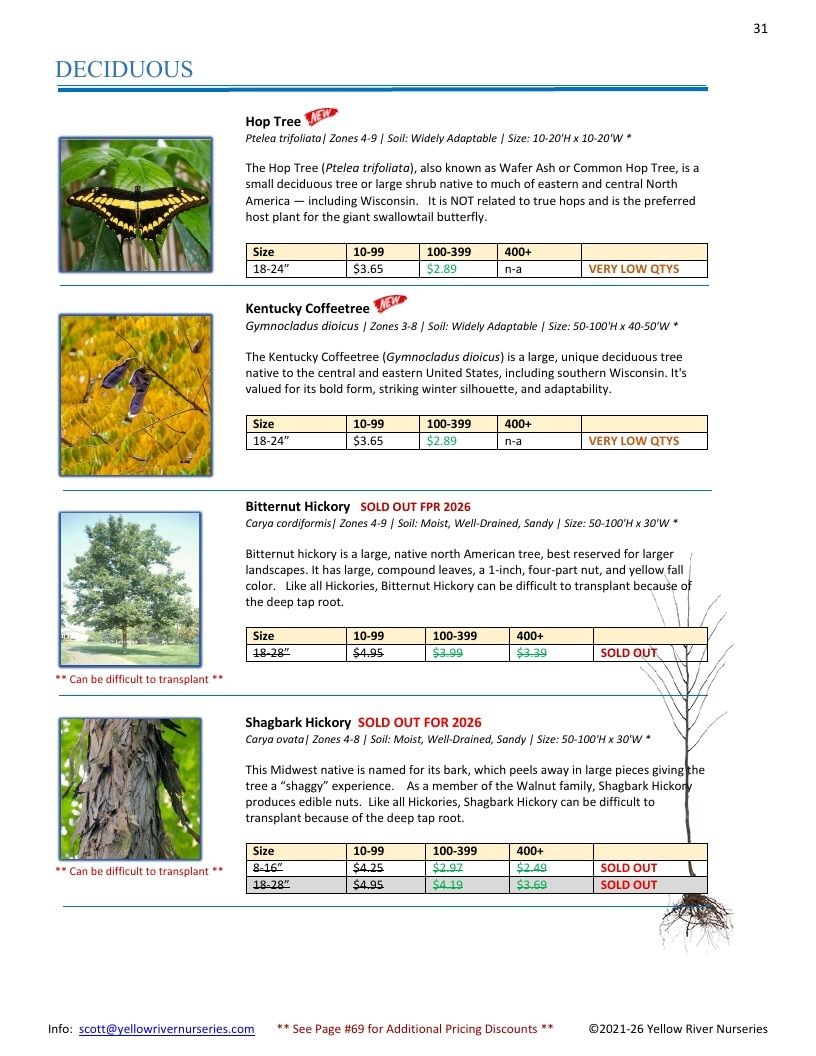 Yellow River Nurseries Garden Catalog Weekly Ad January 1 - December 31, 2026