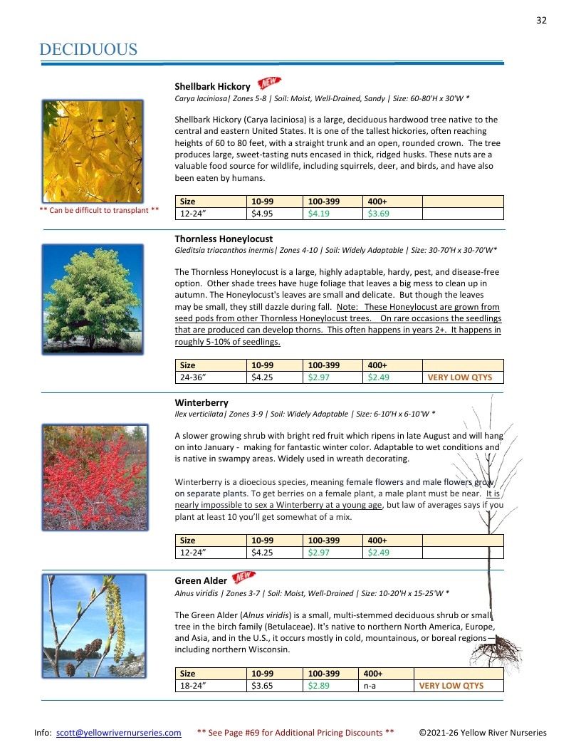 Yellow River Nurseries Garden Catalog Weekly Ad January 1 - December 31, 2026
