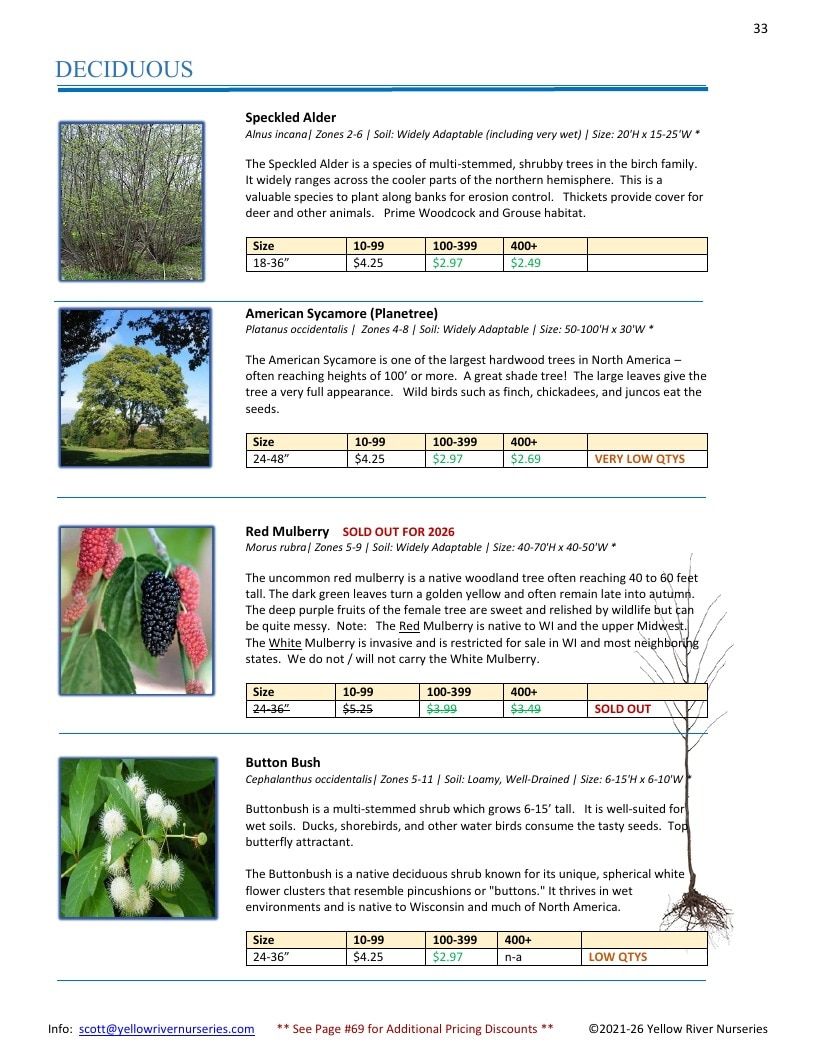 Yellow River Nurseries Garden Catalog Weekly Ad January 1 - December 31, 2026