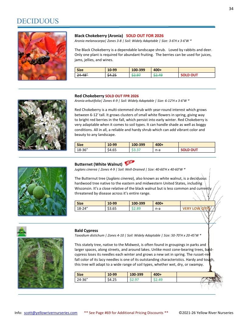 Yellow River Nurseries Garden Catalog Weekly Ad January 1 - December 31, 2026