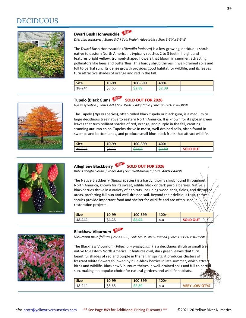 Yellow River Nurseries Garden Catalog Weekly Ad January 1 - December 31, 2026