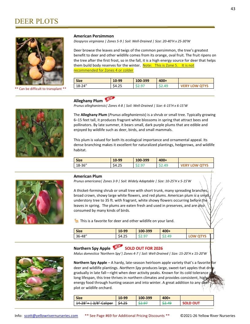 Yellow River Nurseries Garden Catalog Weekly Ad January 1 - December 31, 2026