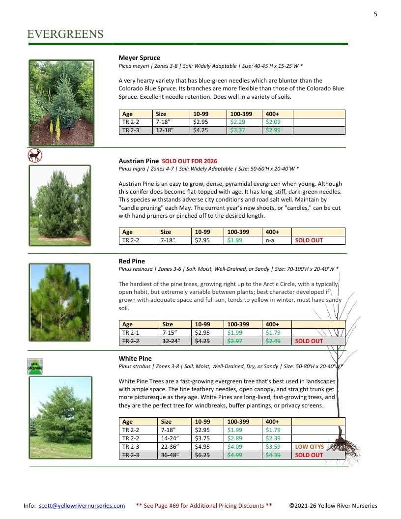 Yellow River Nurseries Garden Catalog Weekly Ad January 1 - December 31, 2026