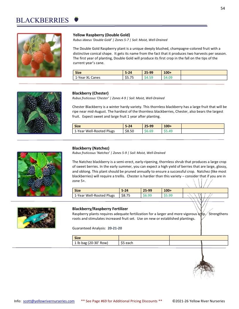 Yellow River Nurseries Garden Catalog Weekly Ad January 1 - December 31, 2026