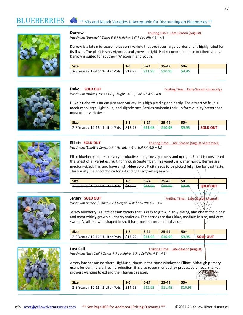 Yellow River Nurseries Garden Catalog Weekly Ad January 1 - December 31, 2026