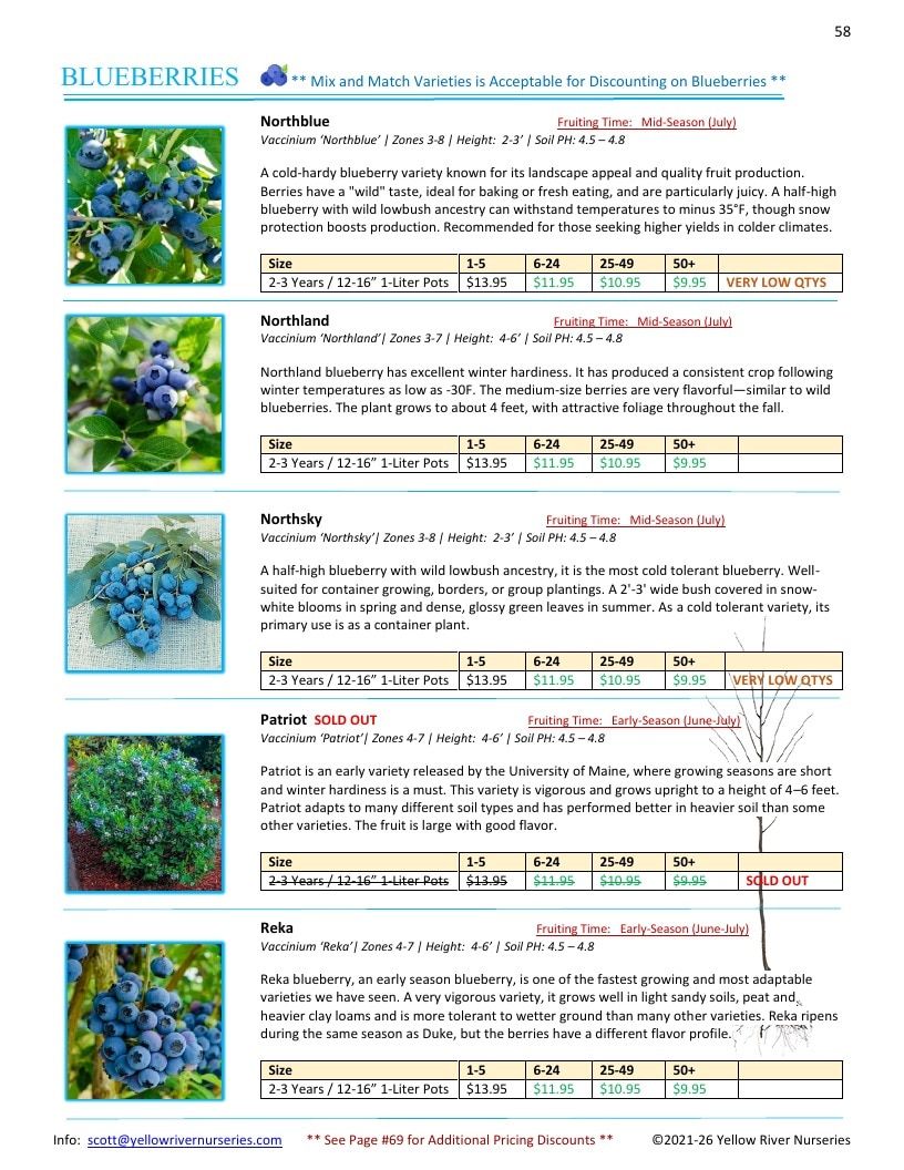 Yellow River Nurseries Garden Catalog Weekly Ad January 1 - December 31, 2026