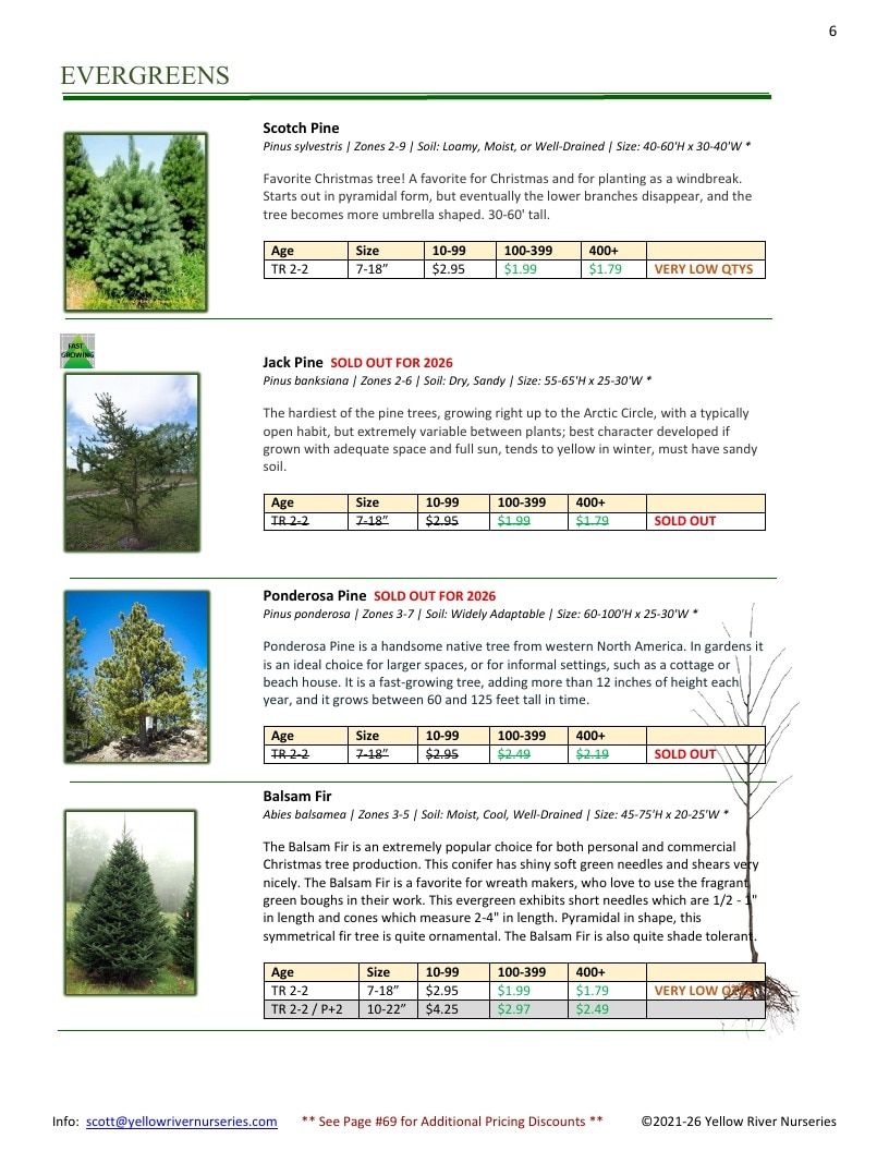 Yellow River Nurseries Garden Catalog Weekly Ad January 1 - December 31, 2026
