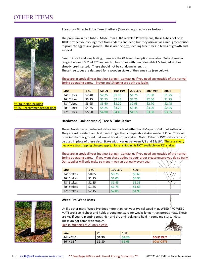 Yellow River Nurseries Garden Catalog Weekly Ad January 1 - December 31, 2026