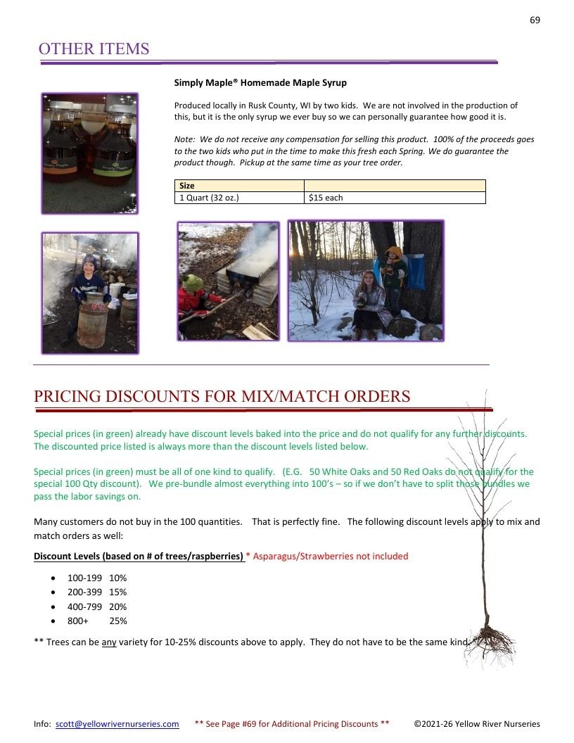 Yellow River Nurseries Garden Catalog Weekly Ad January 1 - December 31, 2026