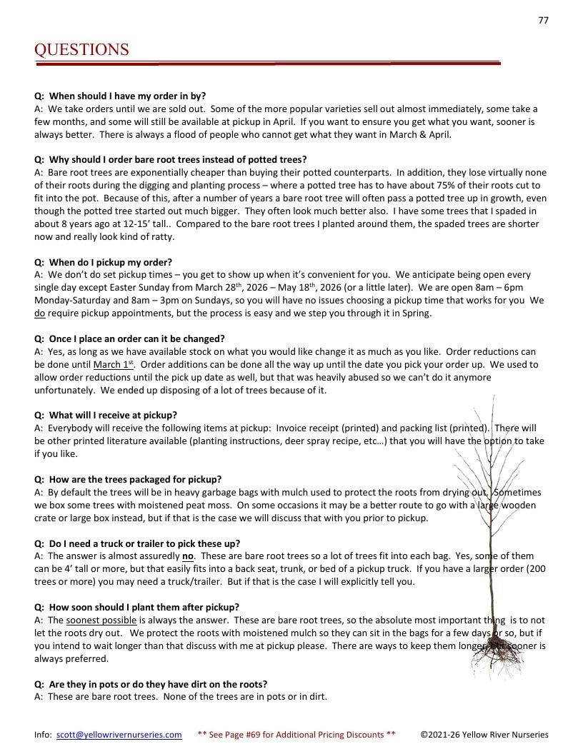 Yellow River Nurseries Garden Catalog Weekly Ad January 1 - December 31, 2026