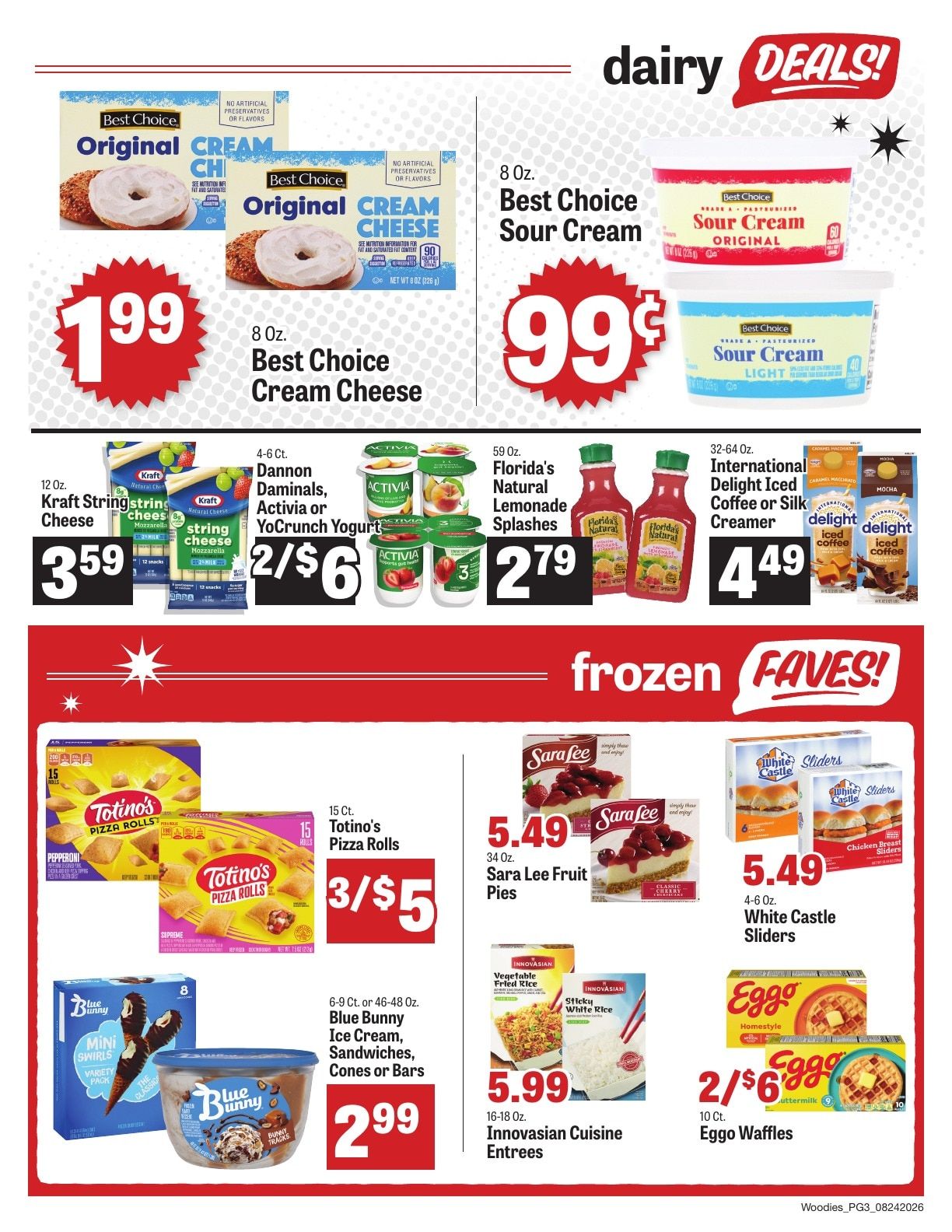 Woodie's Supermarket Weekly Ad August 24 - 30, 2026