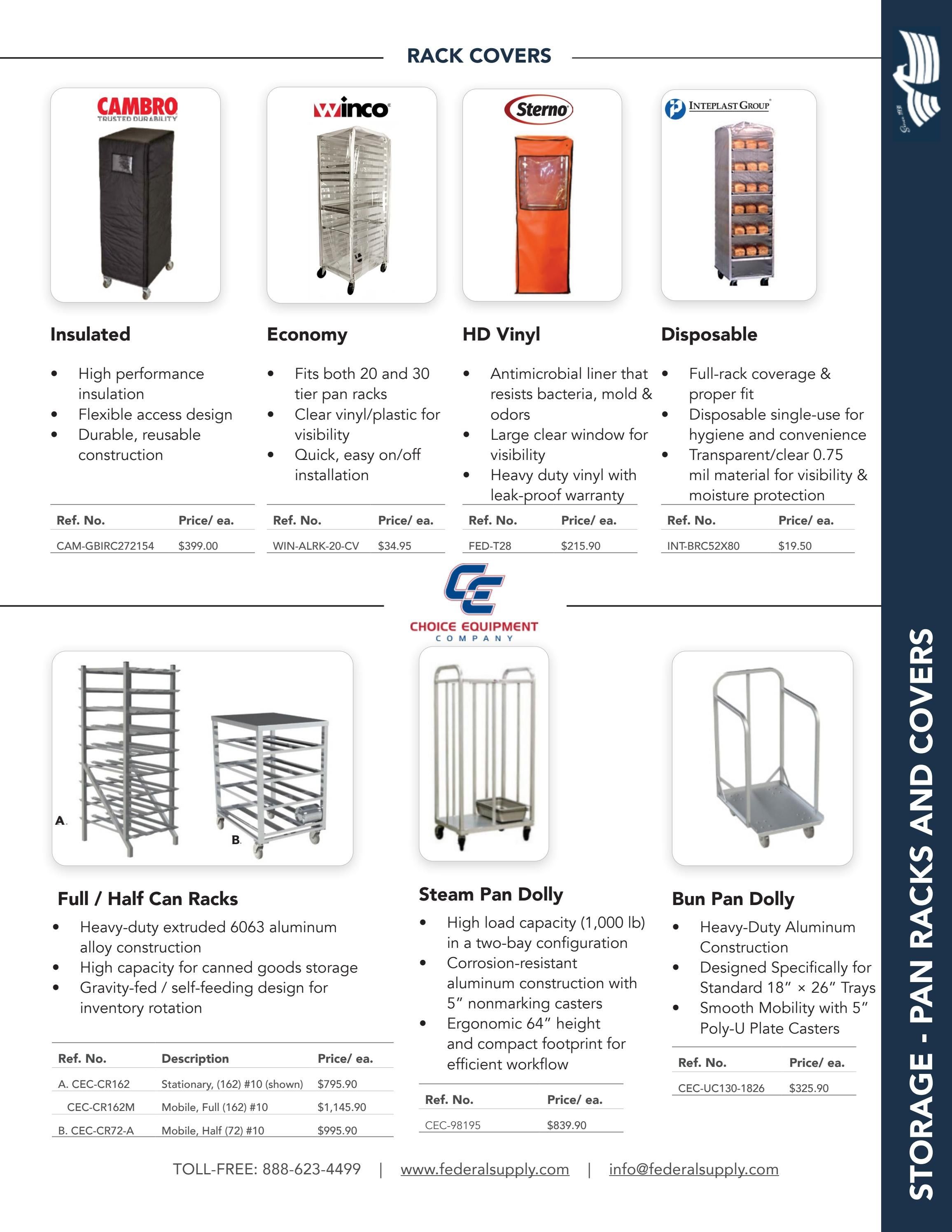 Federal Supply USA Correctional Kitchen Equipment & Supplies Guide Weekly Ad January 1 - December 31, 2026