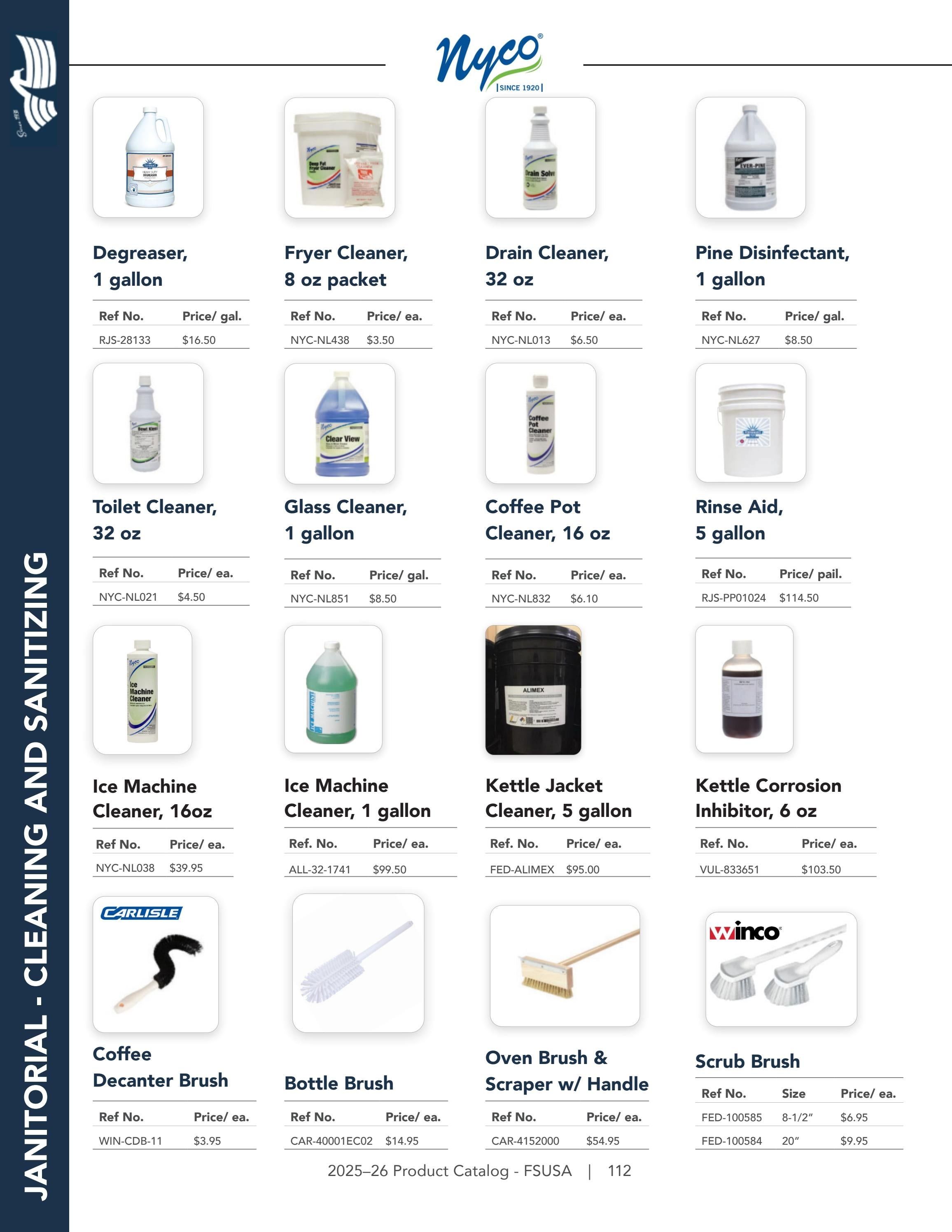 Federal Supply USA Correctional Kitchen Equipment & Supplies Guide Weekly Ad January 1 - December 31, 2026