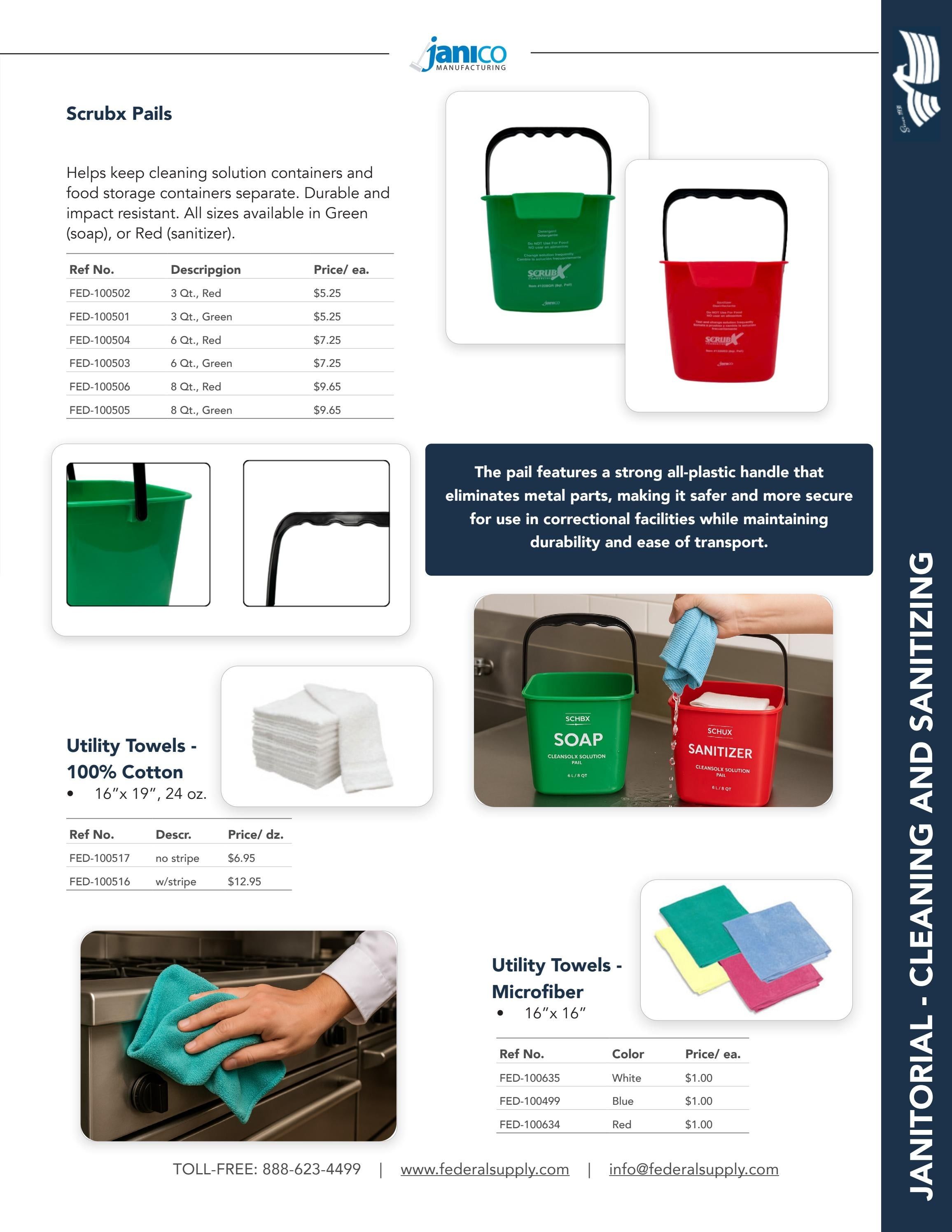 Federal Supply USA Correctional Kitchen Equipment & Supplies Guide Weekly Ad January 1 - December 31, 2026