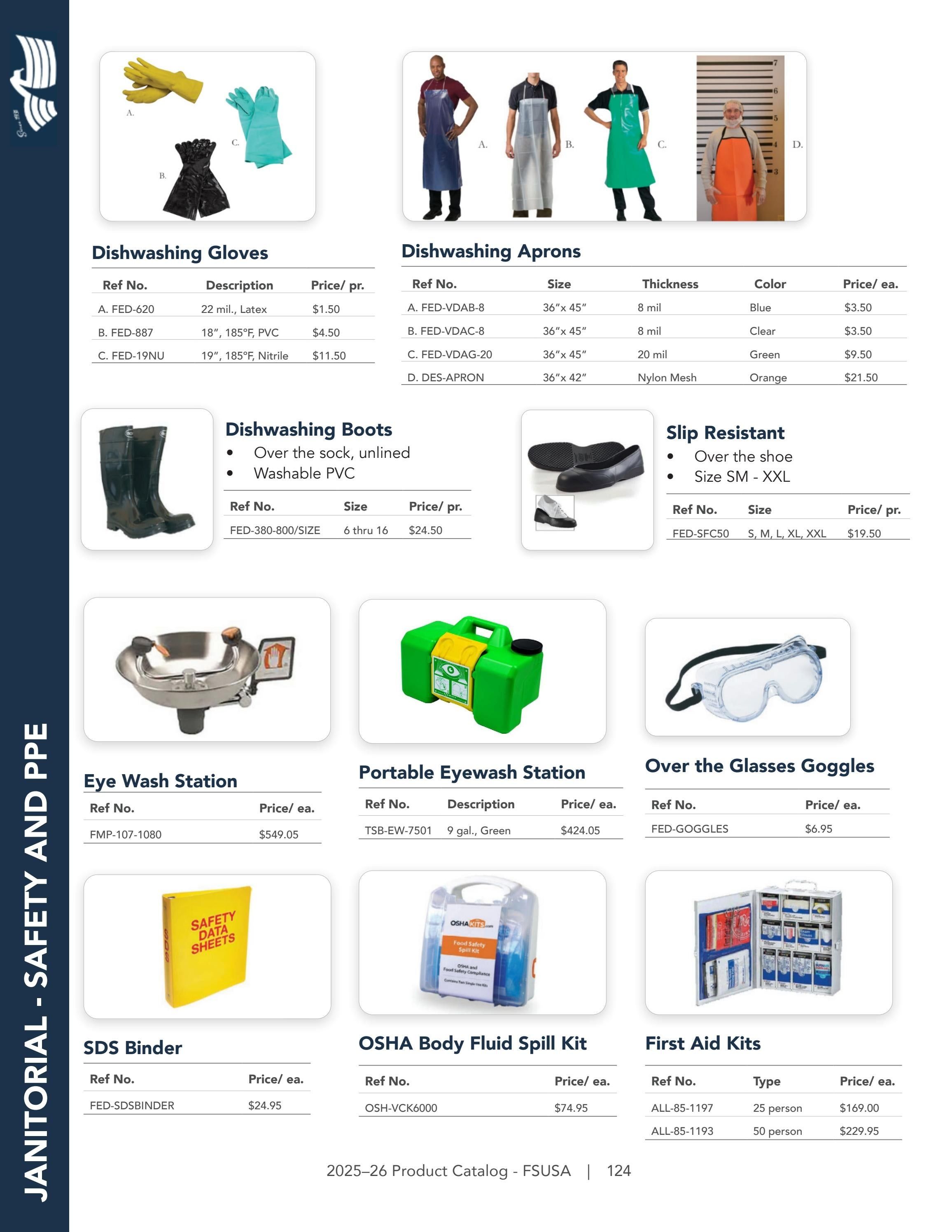 Federal Supply USA Correctional Kitchen Equipment & Supplies Guide Weekly Ad January 1 - December 31, 2026