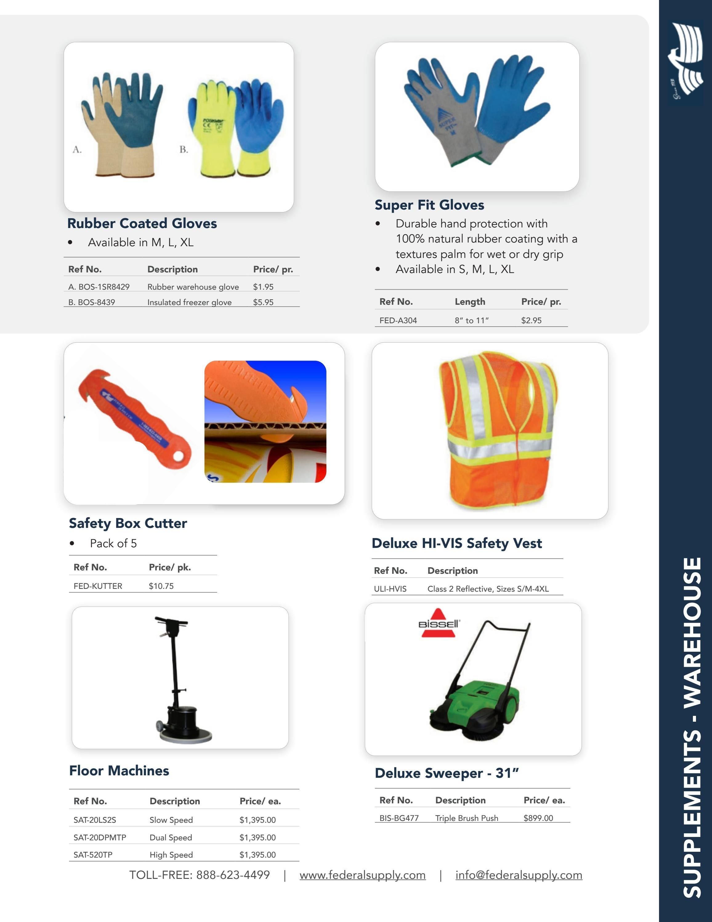 Federal Supply USA Correctional Kitchen Equipment & Supplies Guide Weekly Ad January 1 - December 31, 2026