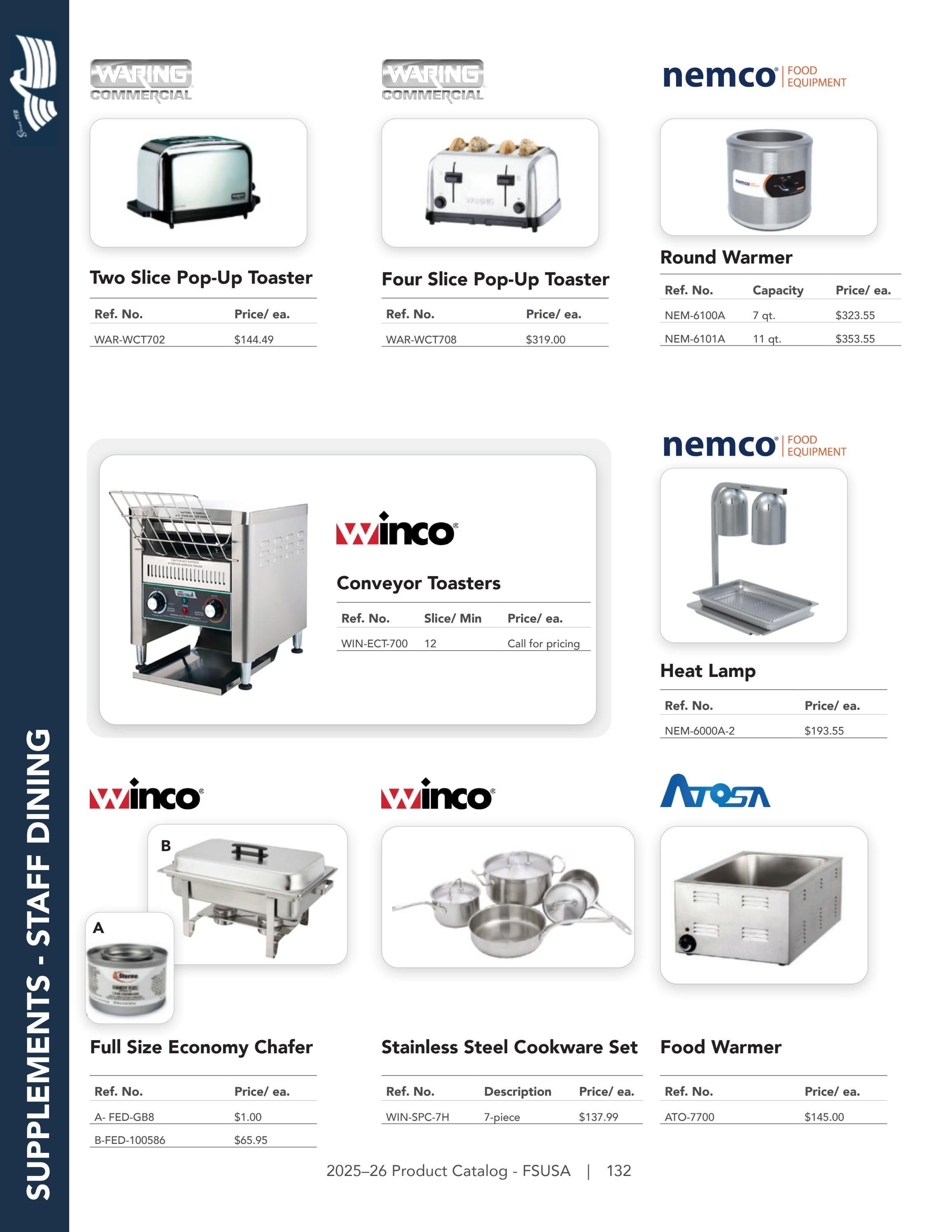 Federal Supply USA Correctional Kitchen Equipment & Supplies Guide Weekly Ad January 1 - December 31, 2026