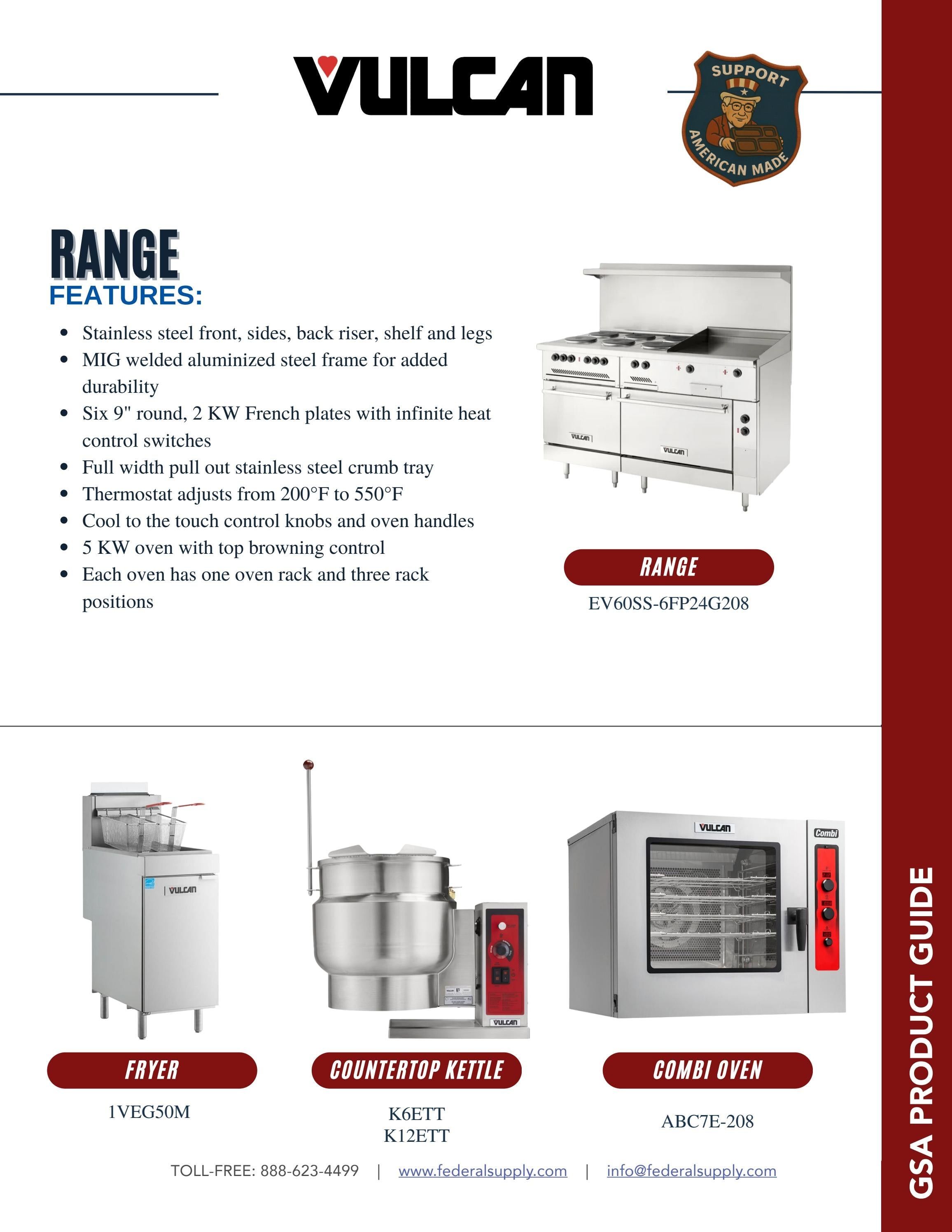 Federal Supply USA Correctional Kitchen Equipment & Supplies Guide Weekly Ad January 1 - December 31, 2026