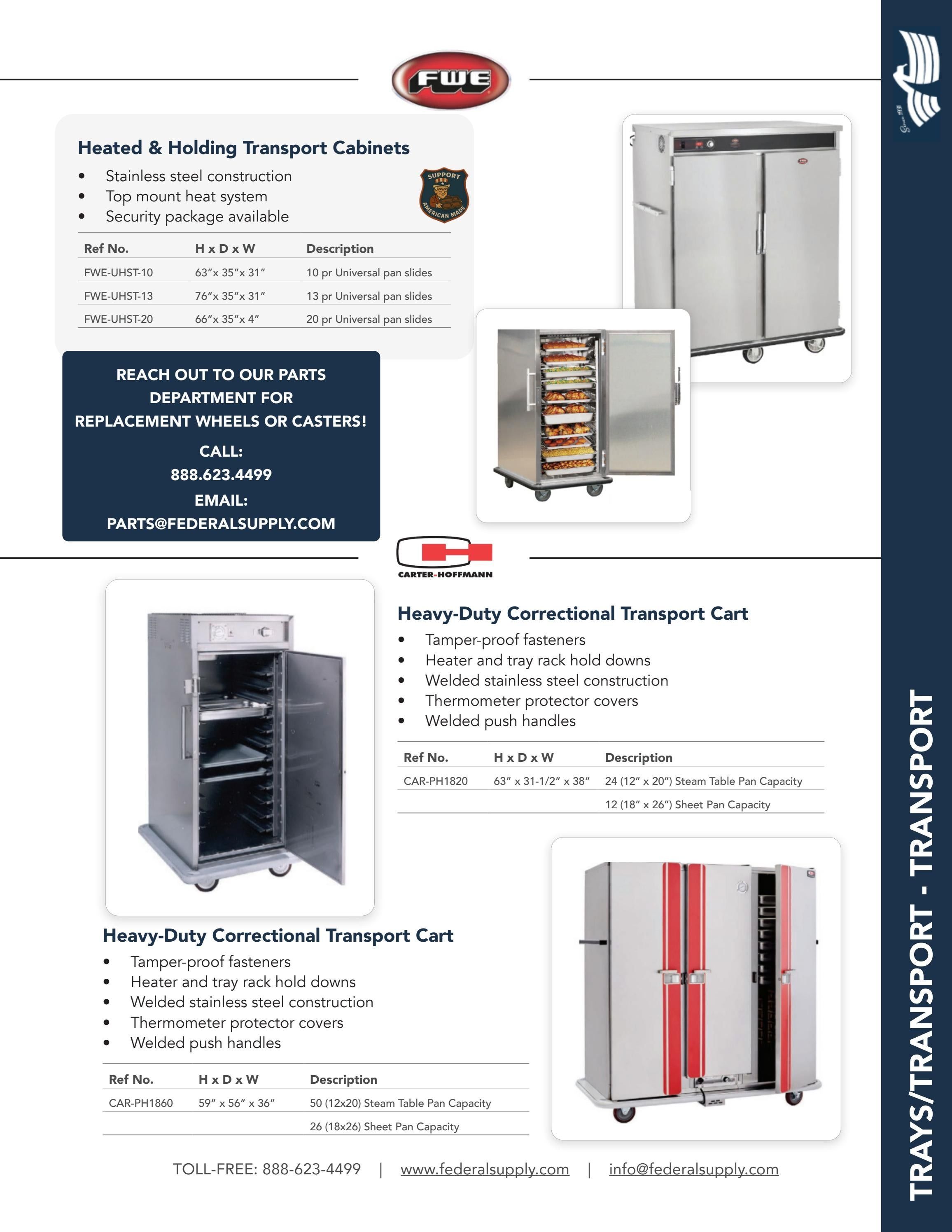 Federal Supply USA Correctional Kitchen Equipment & Supplies Guide Weekly Ad January 1 - December 31, 2026