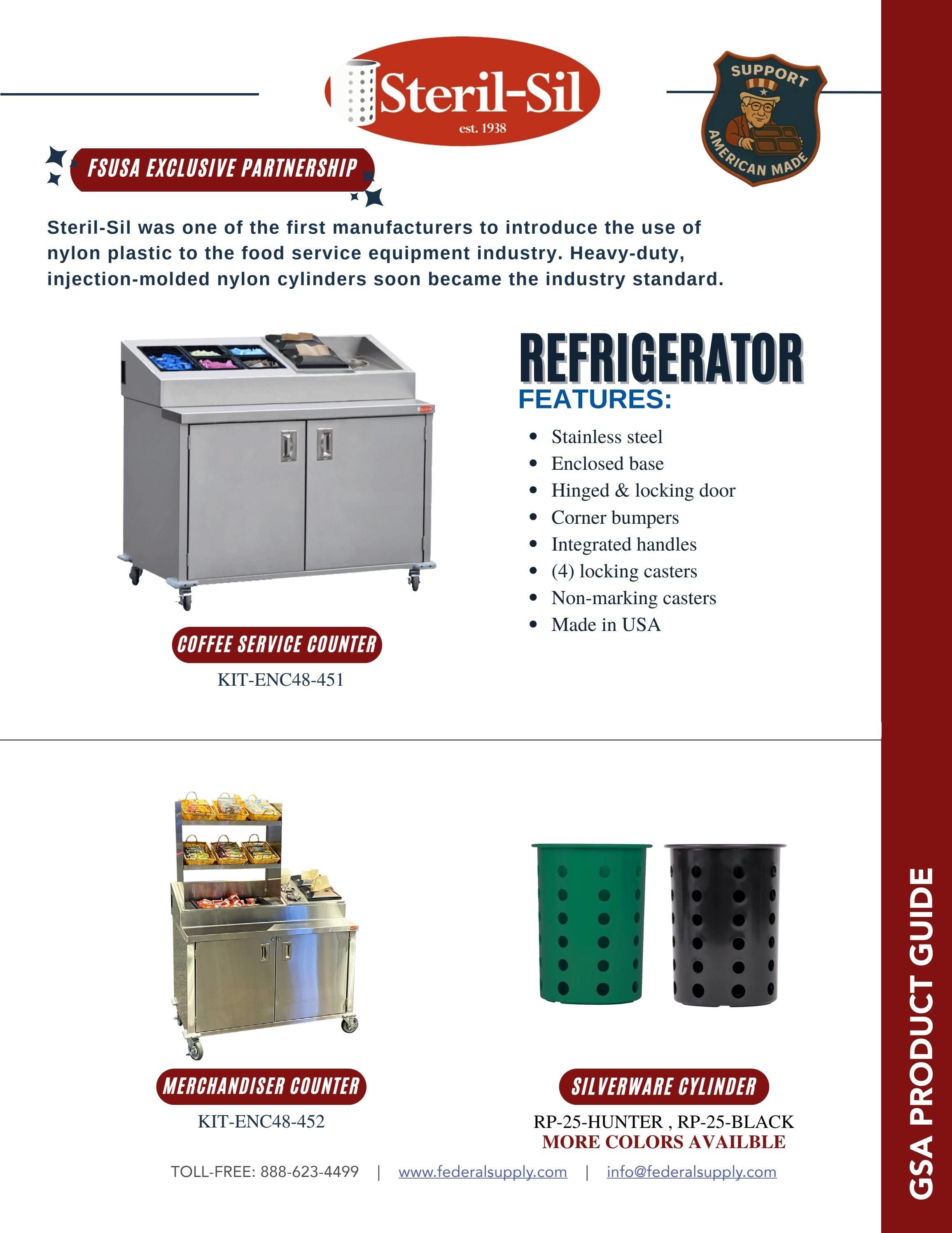Federal Supply USA Correctional Kitchen Equipment & Supplies Guide Weekly Ad January 1 - December 31, 2026
