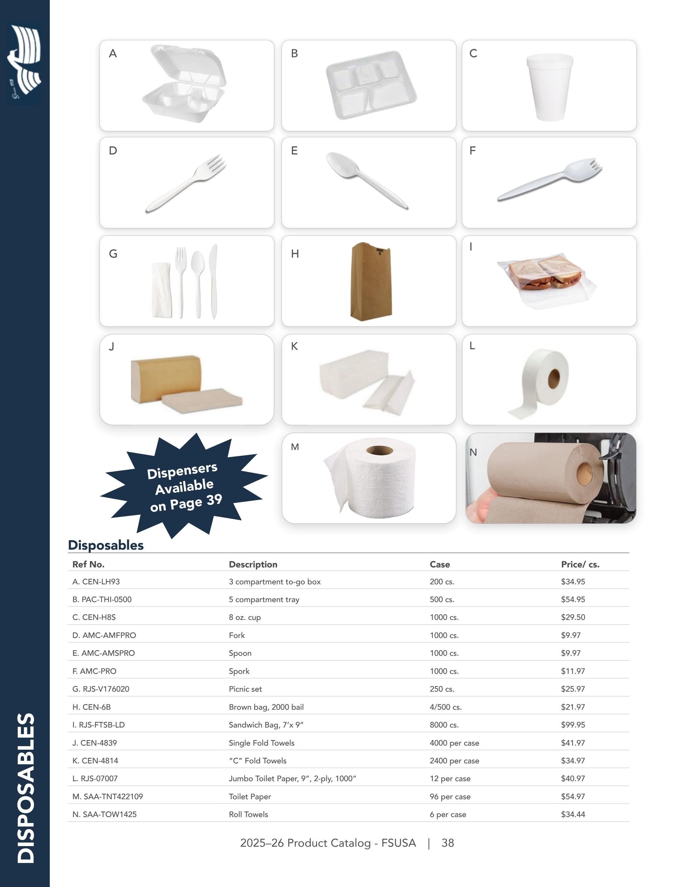 Federal Supply USA Correctional Kitchen Equipment & Supplies Guide Weekly Ad January 1 - December 31, 2026