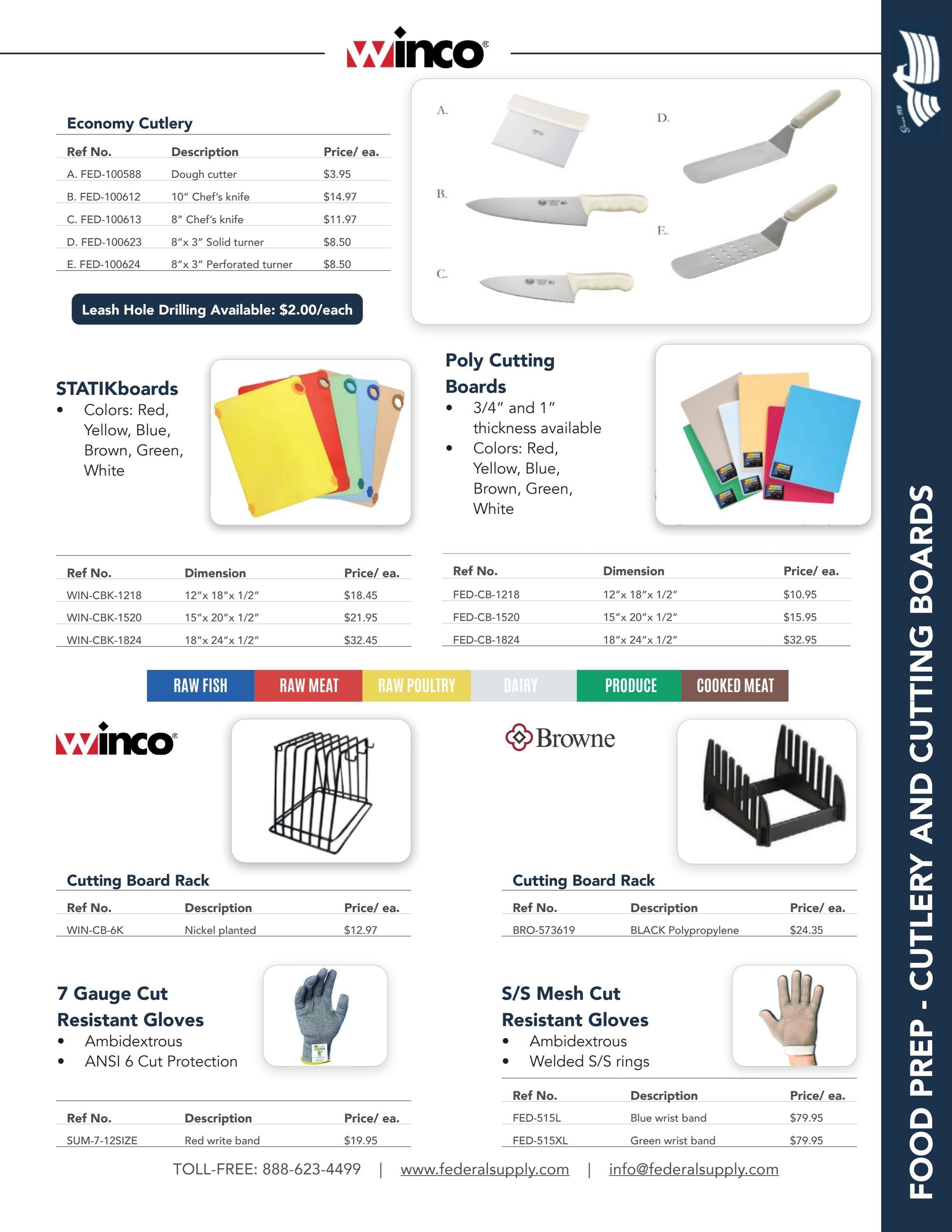 Federal Supply USA Correctional Kitchen Equipment & Supplies Guide Weekly Ad January 1 - December 31, 2026