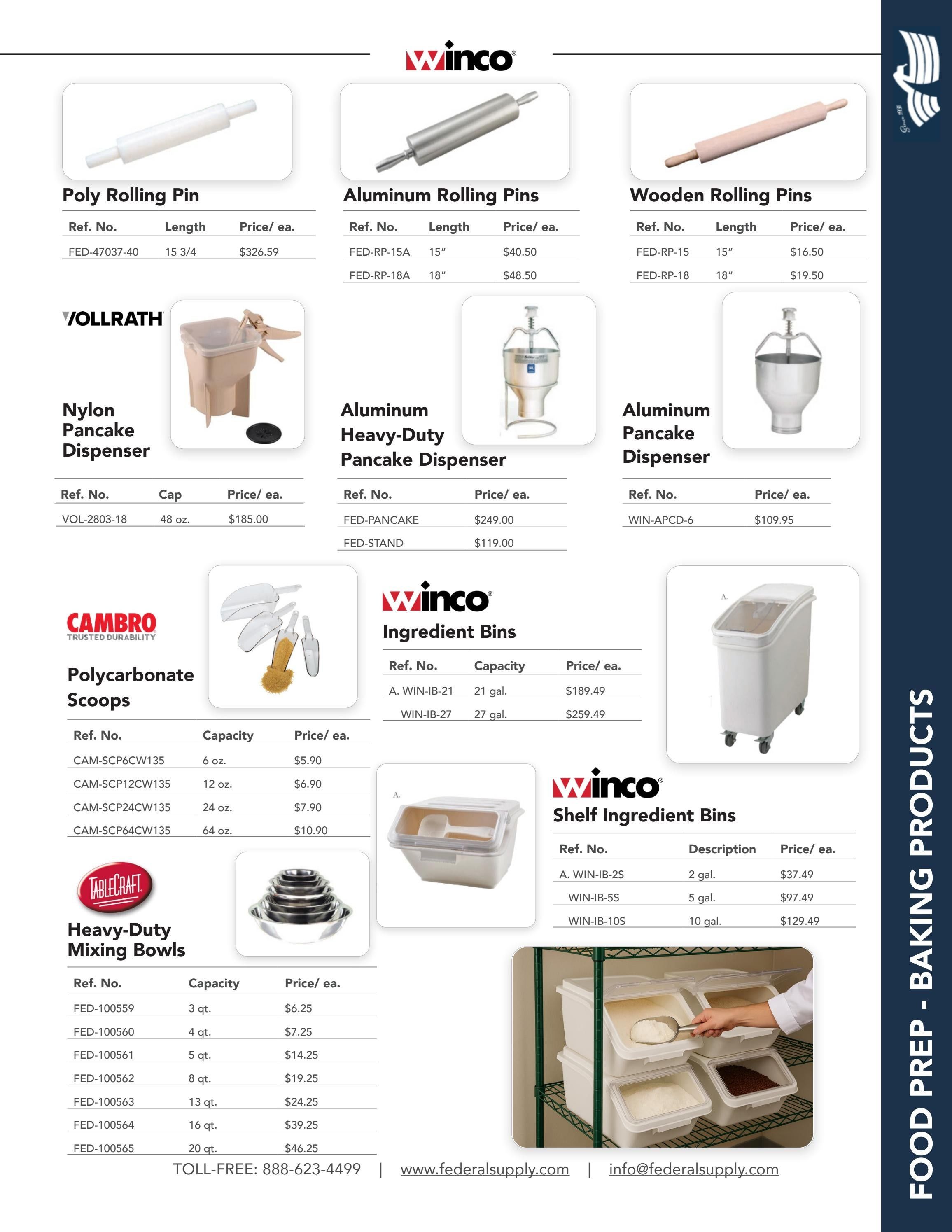 Federal Supply USA Correctional Kitchen Equipment & Supplies Guide Weekly Ad January 1 - December 31, 2026