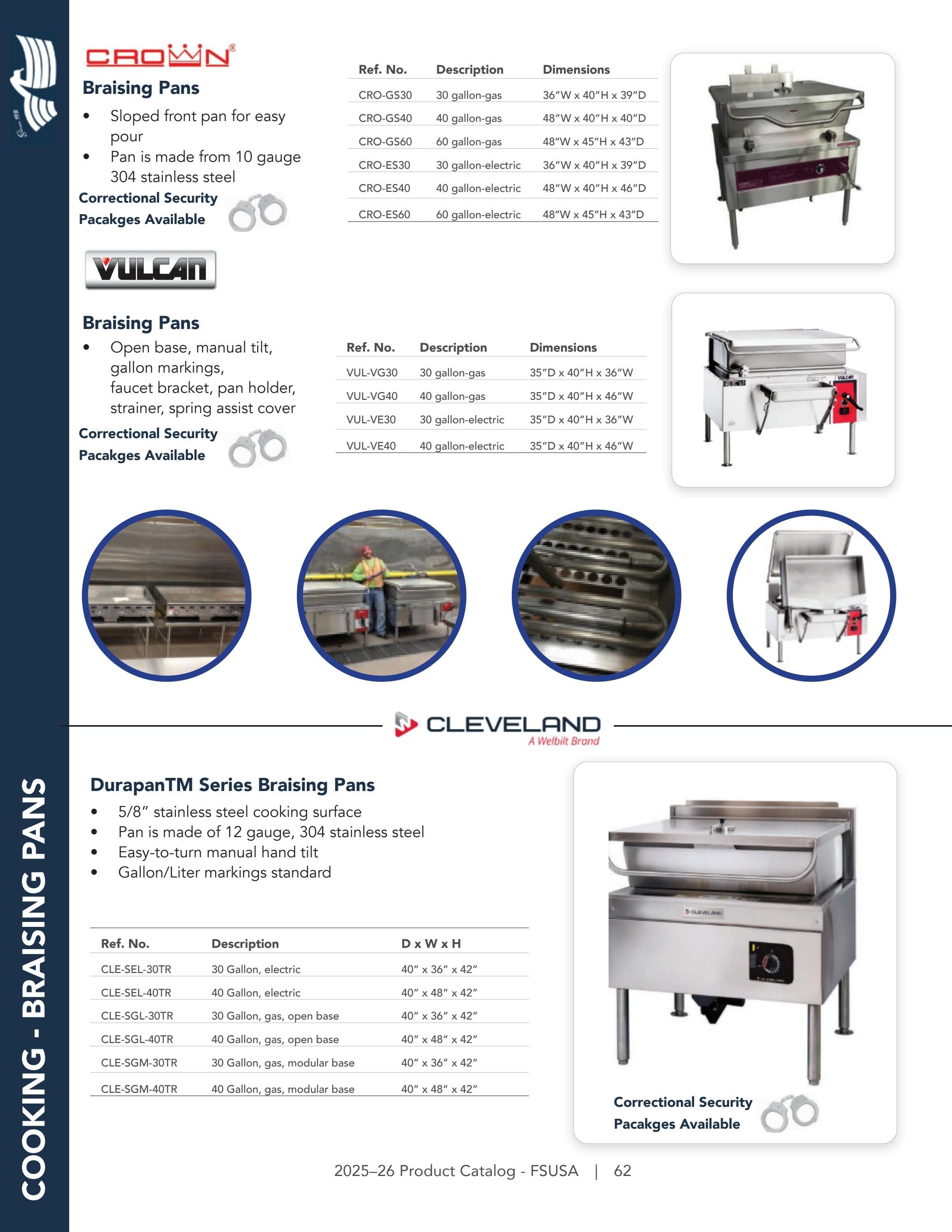 Federal Supply USA Correctional Kitchen Equipment & Supplies Guide Weekly Ad January 1 - December 31, 2026