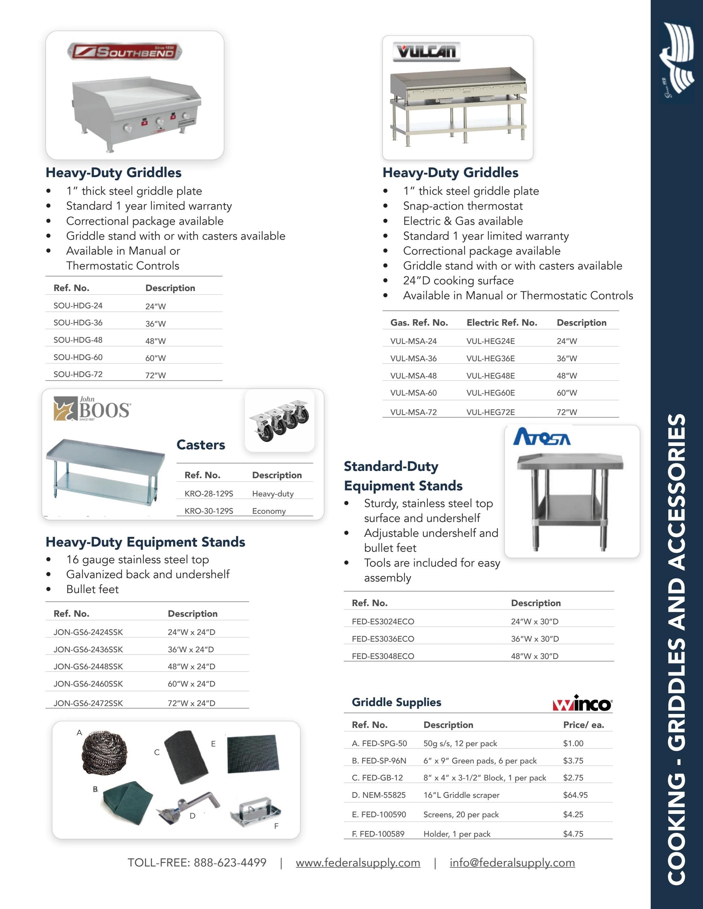 Federal Supply USA Correctional Kitchen Equipment & Supplies Guide Weekly Ad January 1 - December 31, 2026