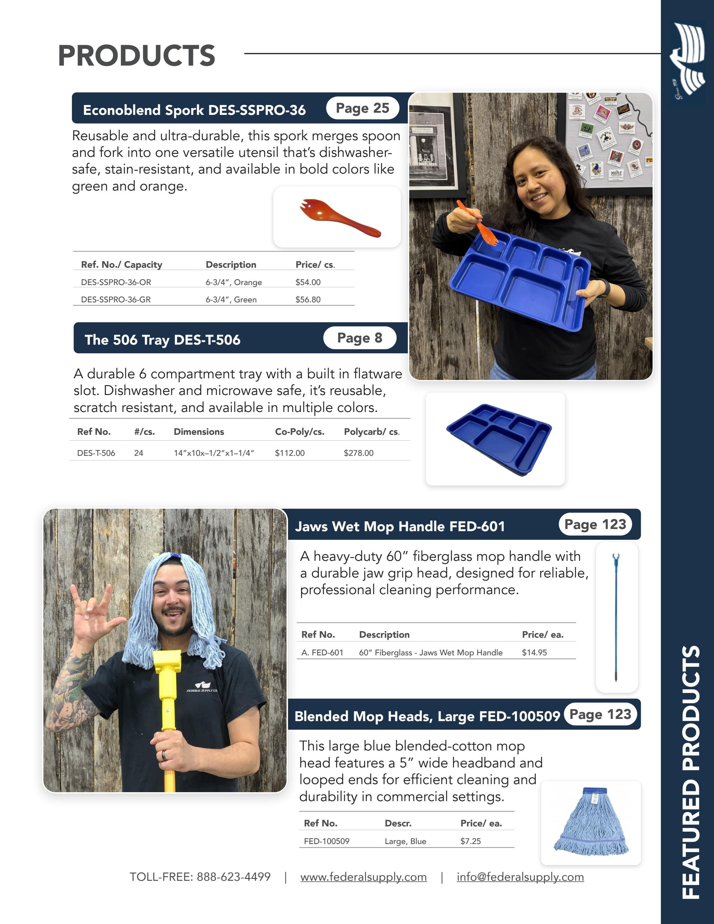 Federal Supply USA Correctional Kitchen Equipment & Supplies Guide Weekly Ad January 1 - December 31, 2026