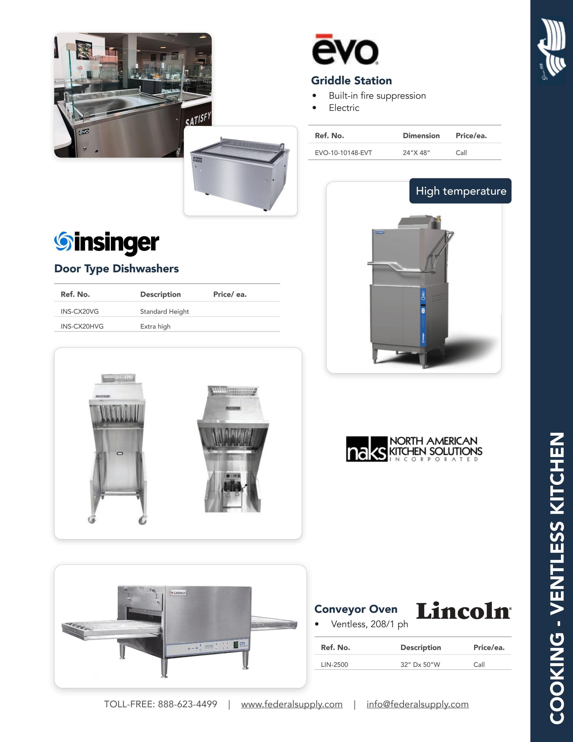 Federal Supply USA Correctional Kitchen Equipment & Supplies Guide Weekly Ad January 1 - December 31, 2026