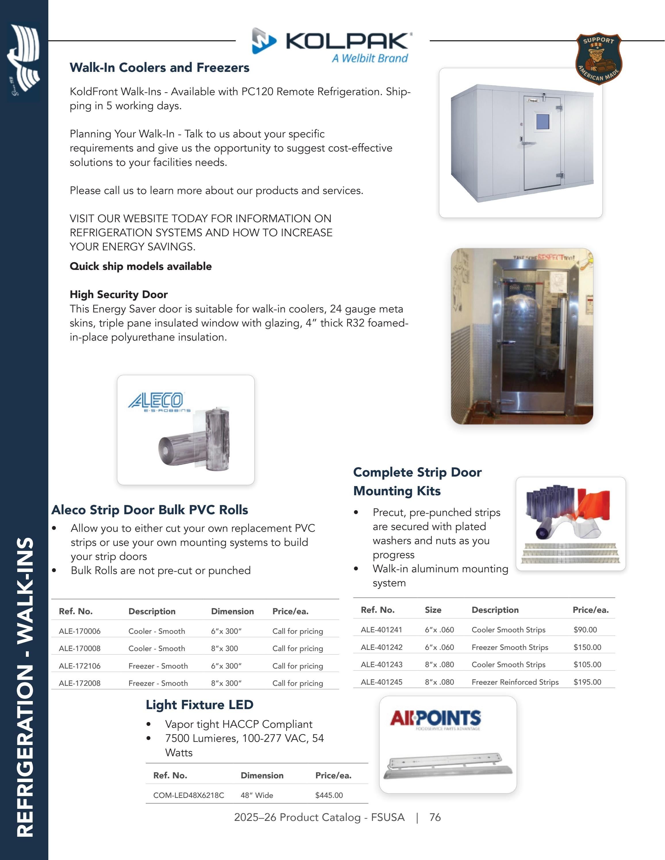 Federal Supply USA Correctional Kitchen Equipment & Supplies Guide Weekly Ad January 1 - December 31, 2026