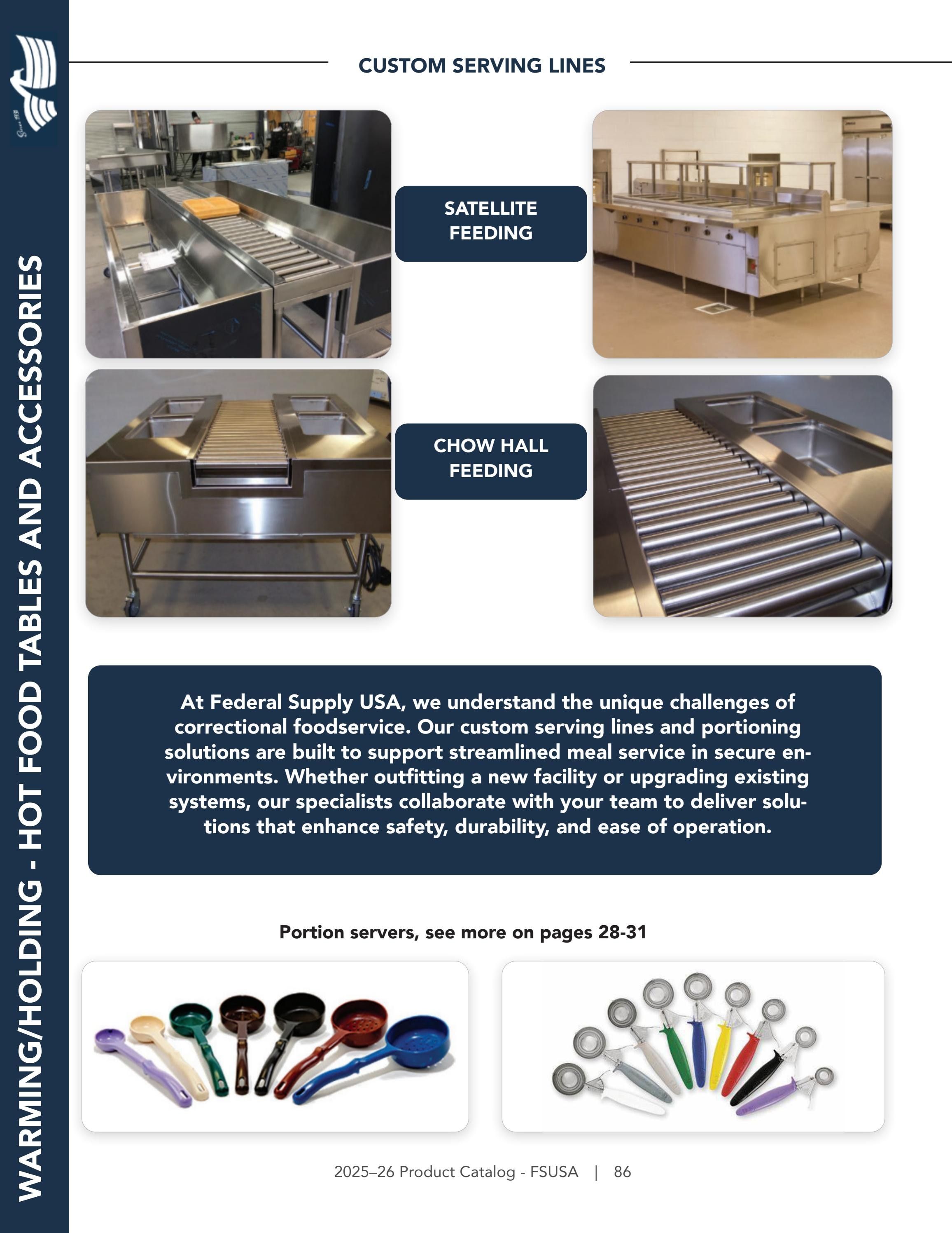 Federal Supply USA Correctional Kitchen Equipment & Supplies Guide Weekly Ad January 1 - December 31, 2026