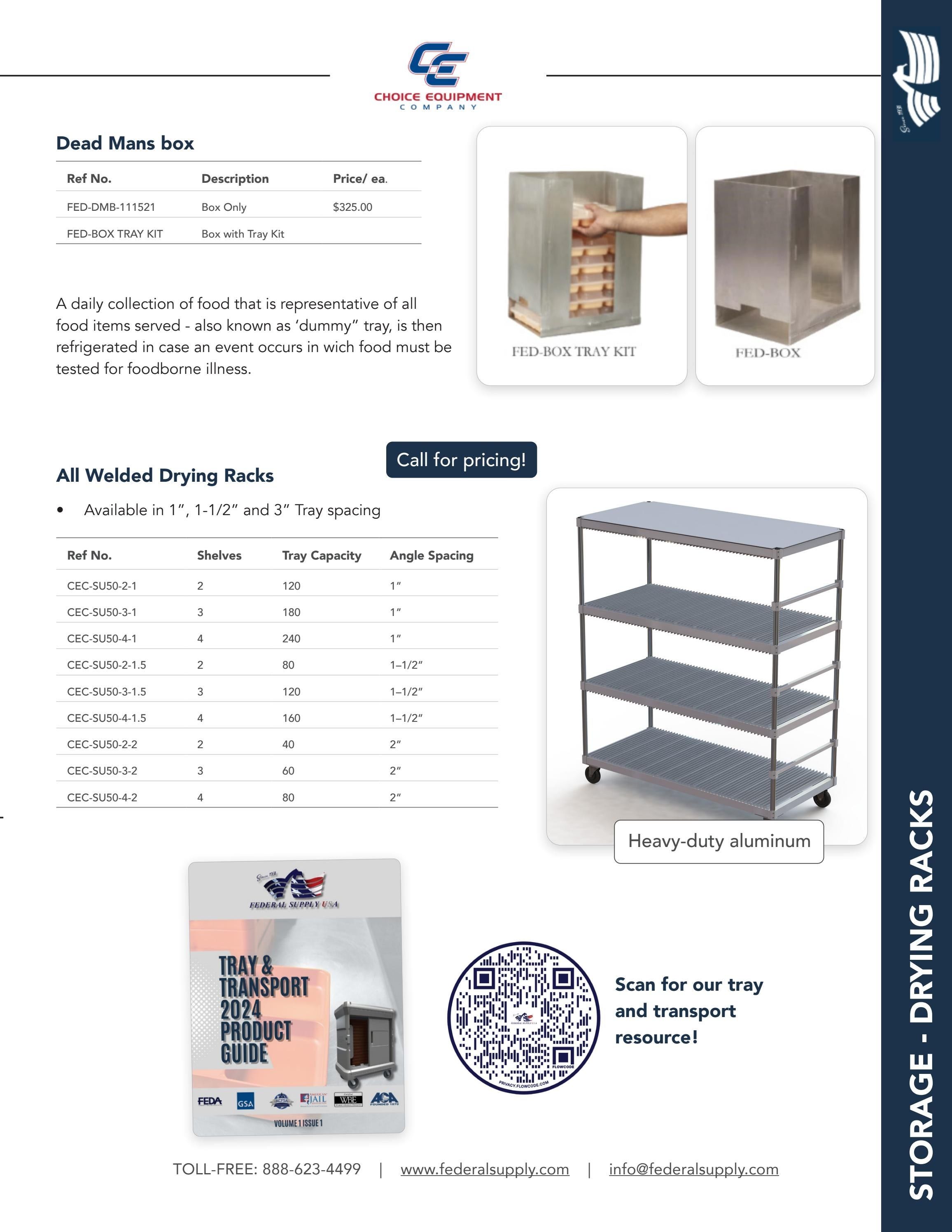 Federal Supply USA Correctional Kitchen Equipment & Supplies Guide Weekly Ad January 1 - December 31, 2026