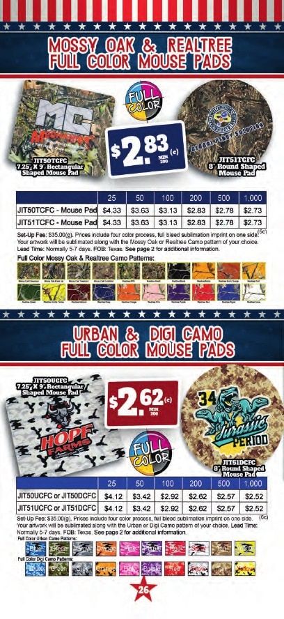 JIT Manufacturing Product Catalog Weekly Ad January 1 - December 31, 2026