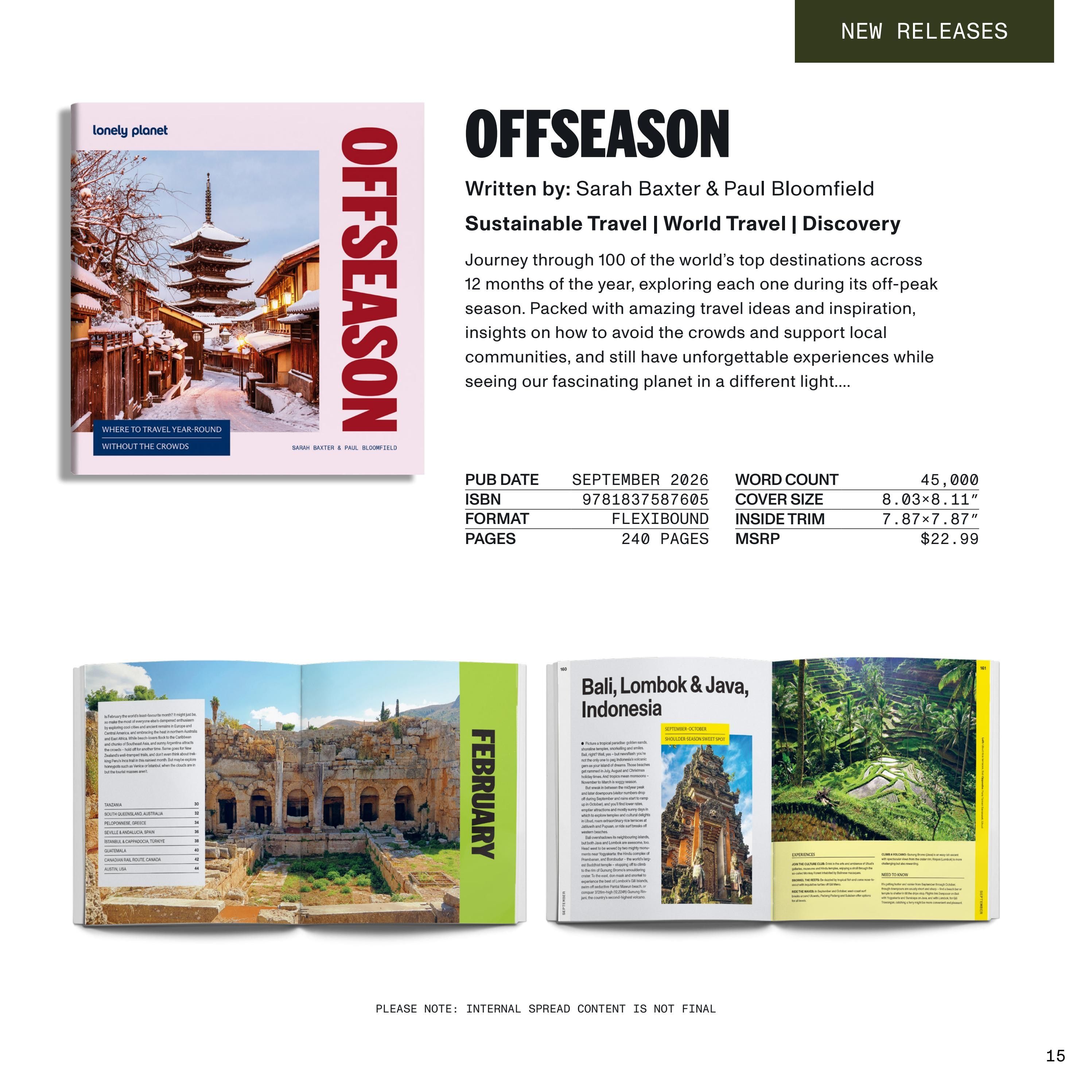 Lonely Planet Gift Catalog Weekly Ad January 1 - December 31, 2026