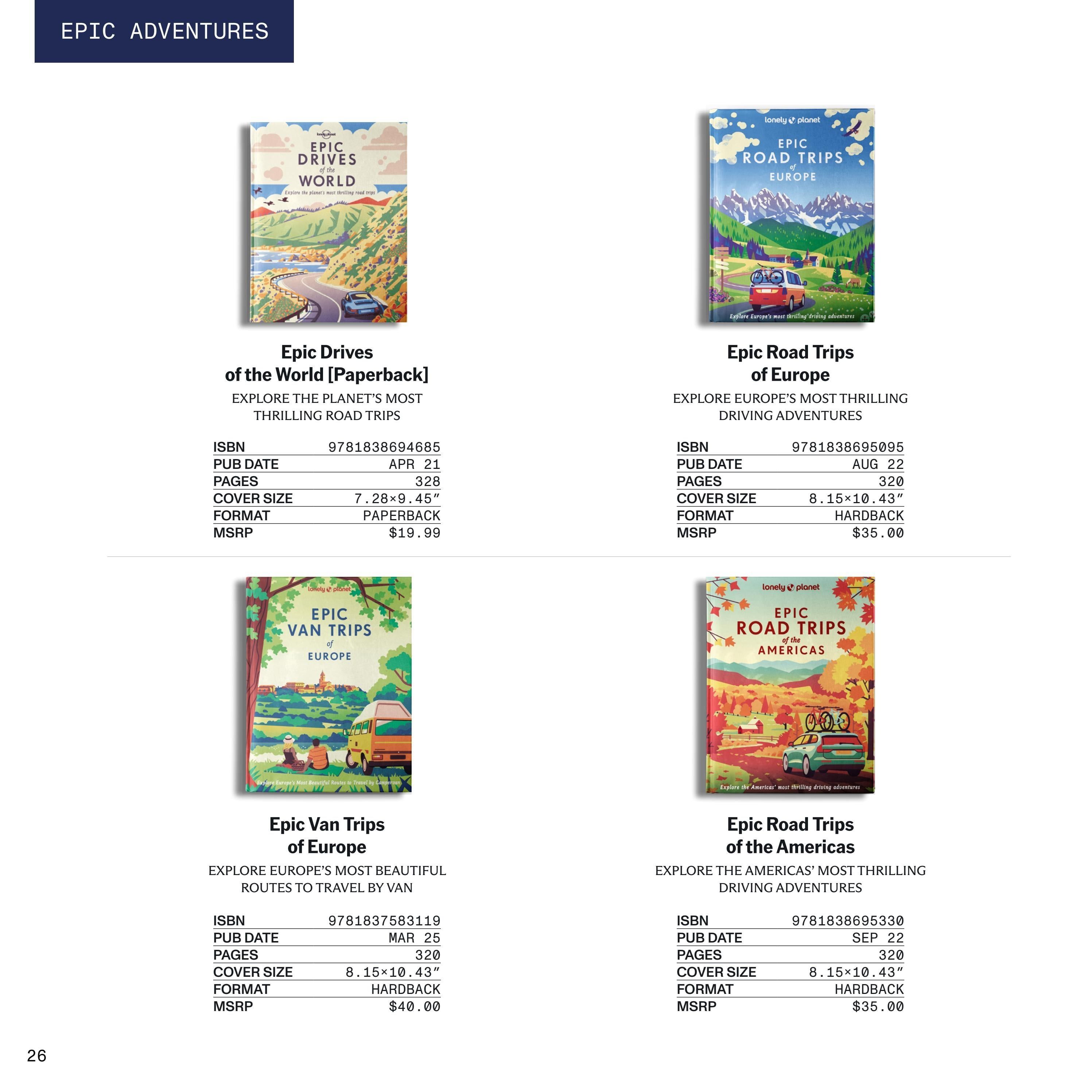 Lonely Planet Gift Catalog Weekly Ad January 1 - December 31, 2026