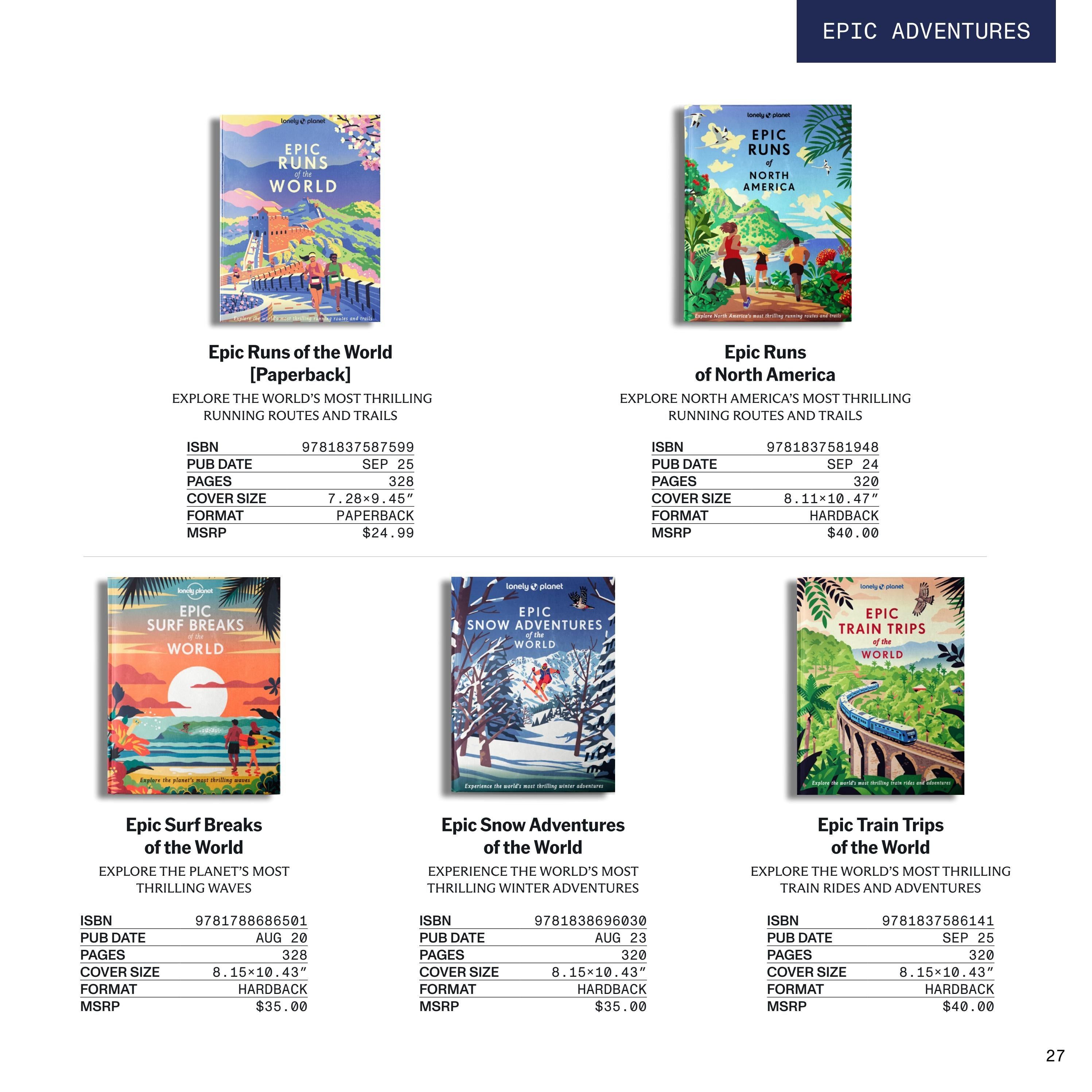 Lonely Planet Gift Catalog Weekly Ad January 1 - December 31, 2026