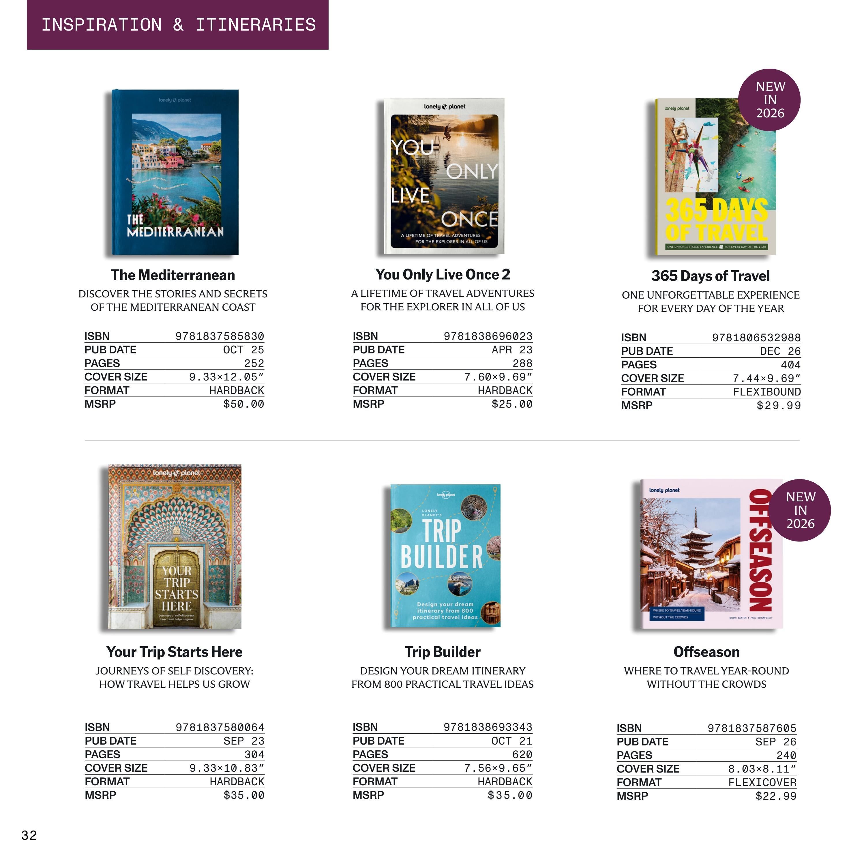Lonely Planet Gift Catalog Weekly Ad January 1 - December 31, 2026