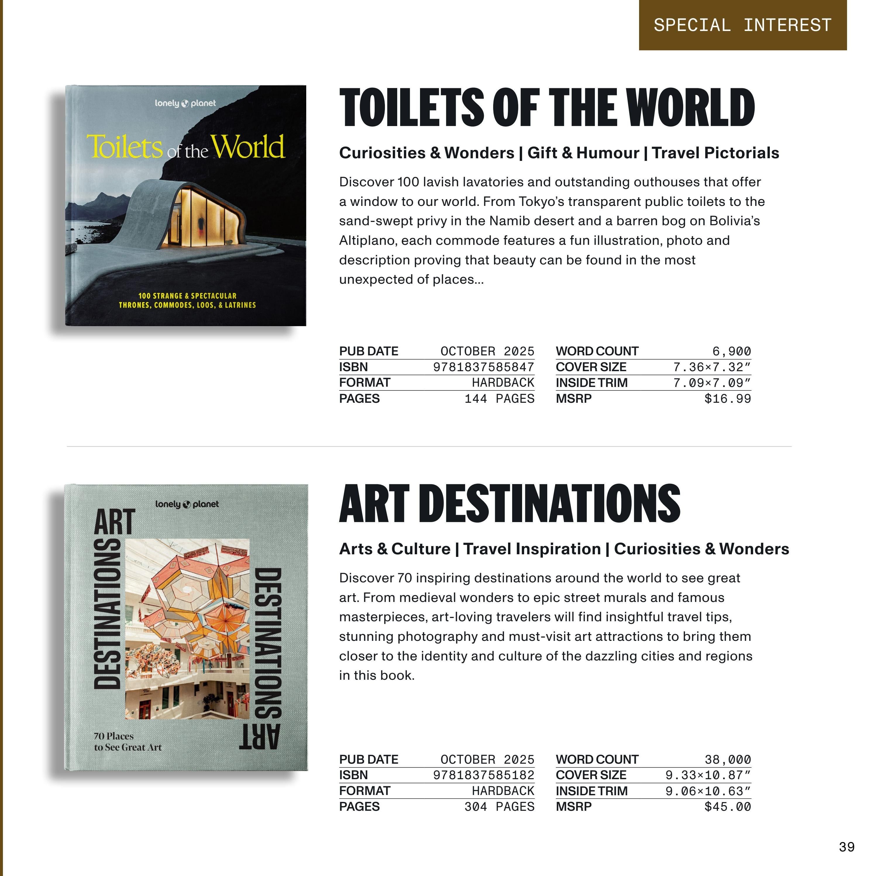 Lonely Planet Gift Catalog Weekly Ad January 1 - December 31, 2026
