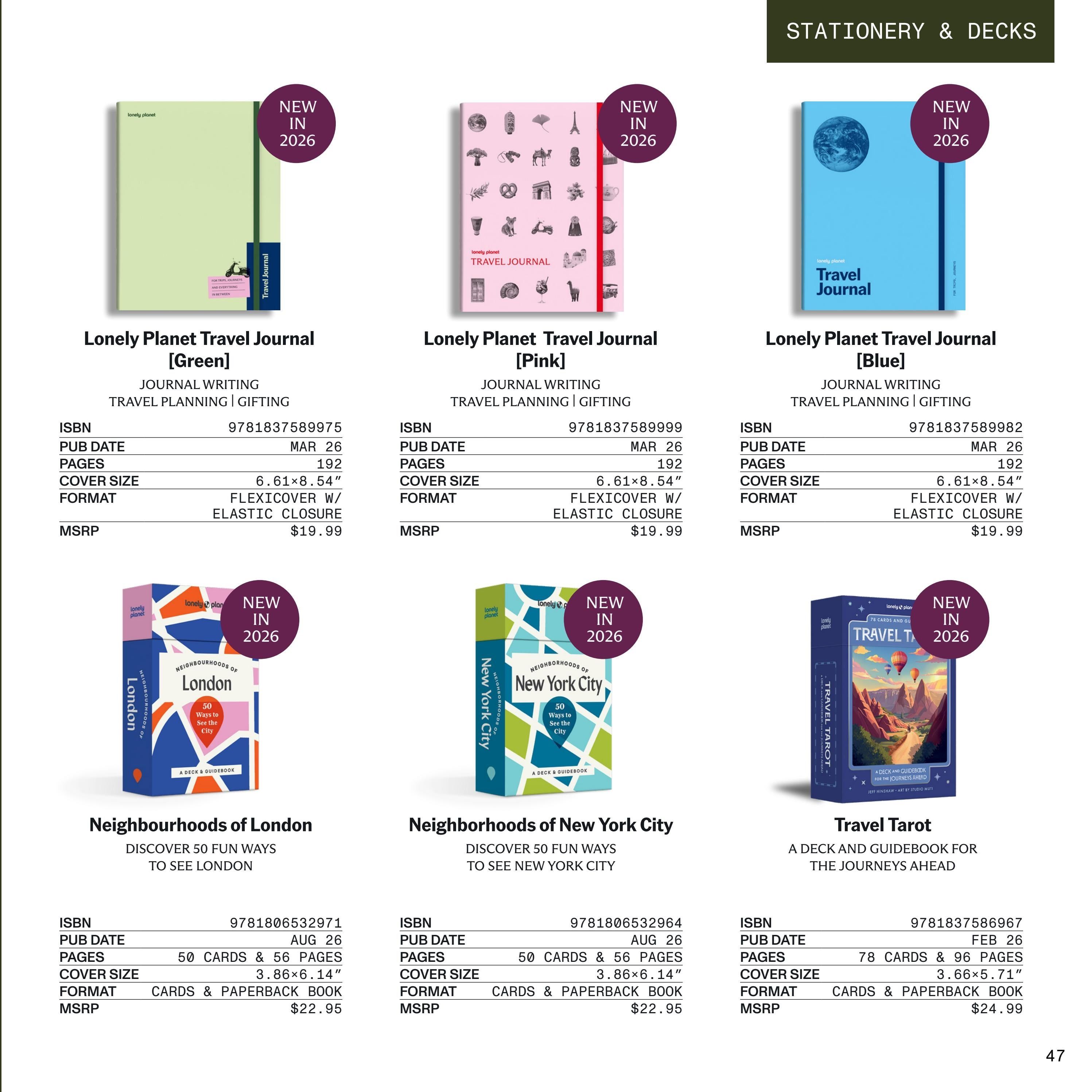 Lonely Planet Gift Catalog Weekly Ad January 1 - December 31, 2026