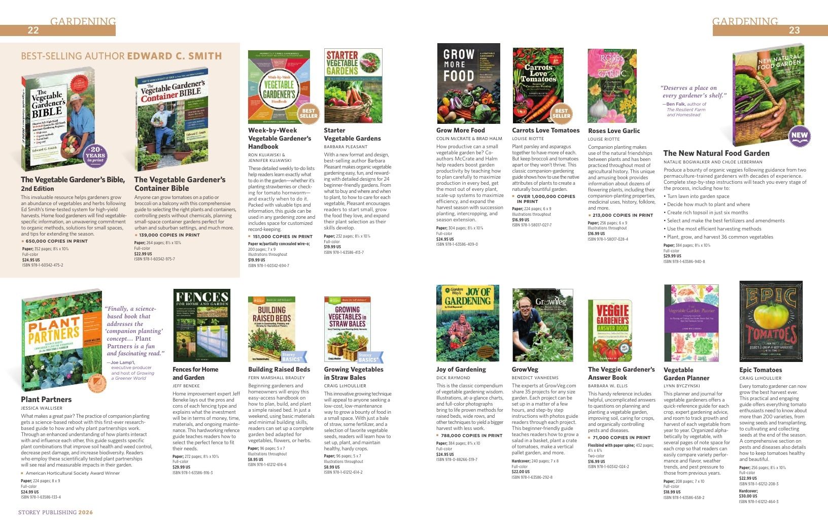 Storey Publishing Book Catalog Weekly Ad January 1 - December 31, 2026