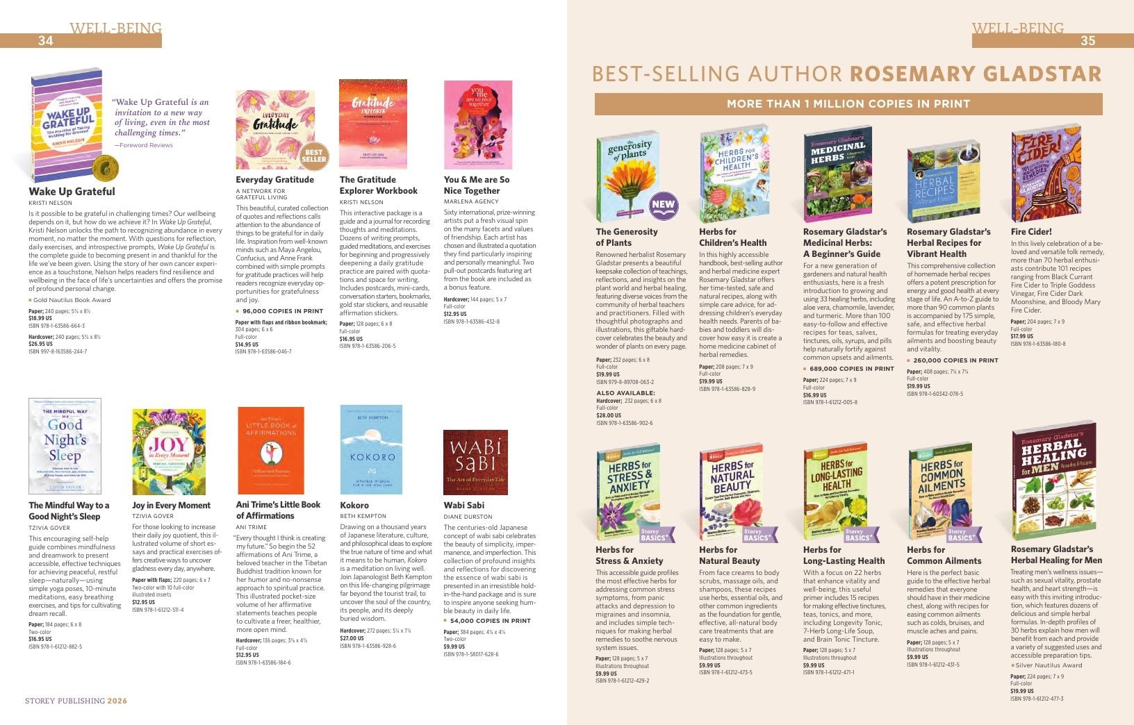 Storey Publishing Book Catalog Weekly Ad January 1 - December 31, 2026