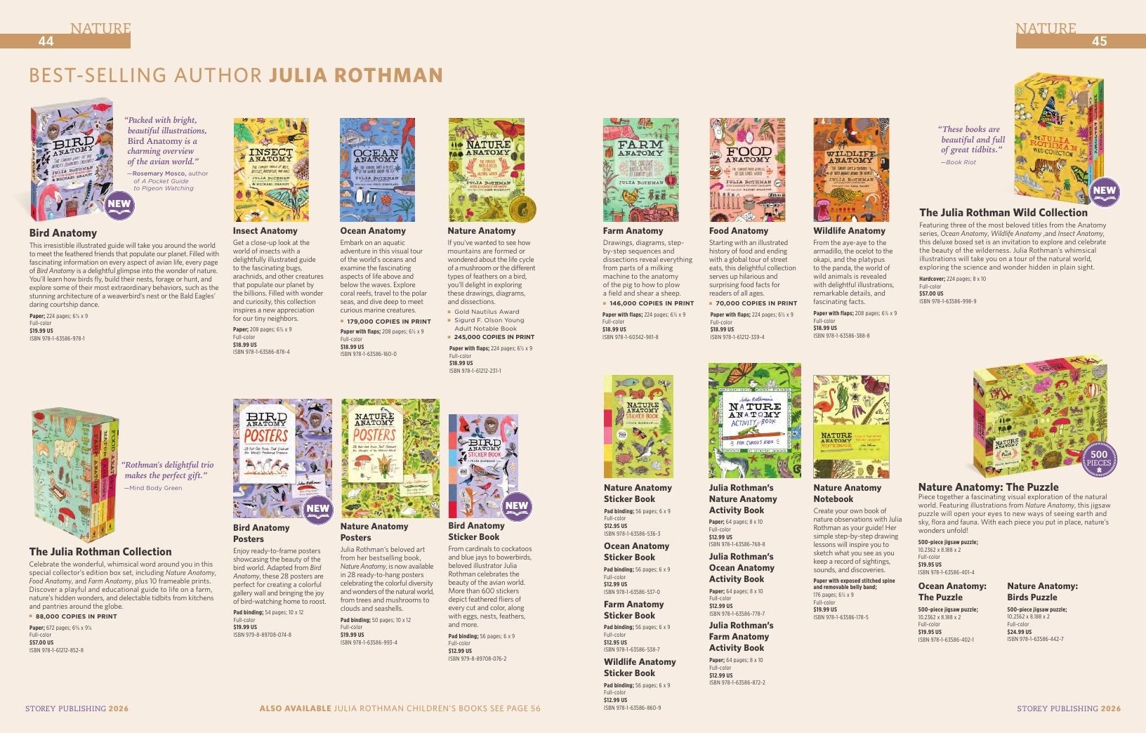 Storey Publishing Book Catalog Weekly Ad January 1 - December 31, 2026