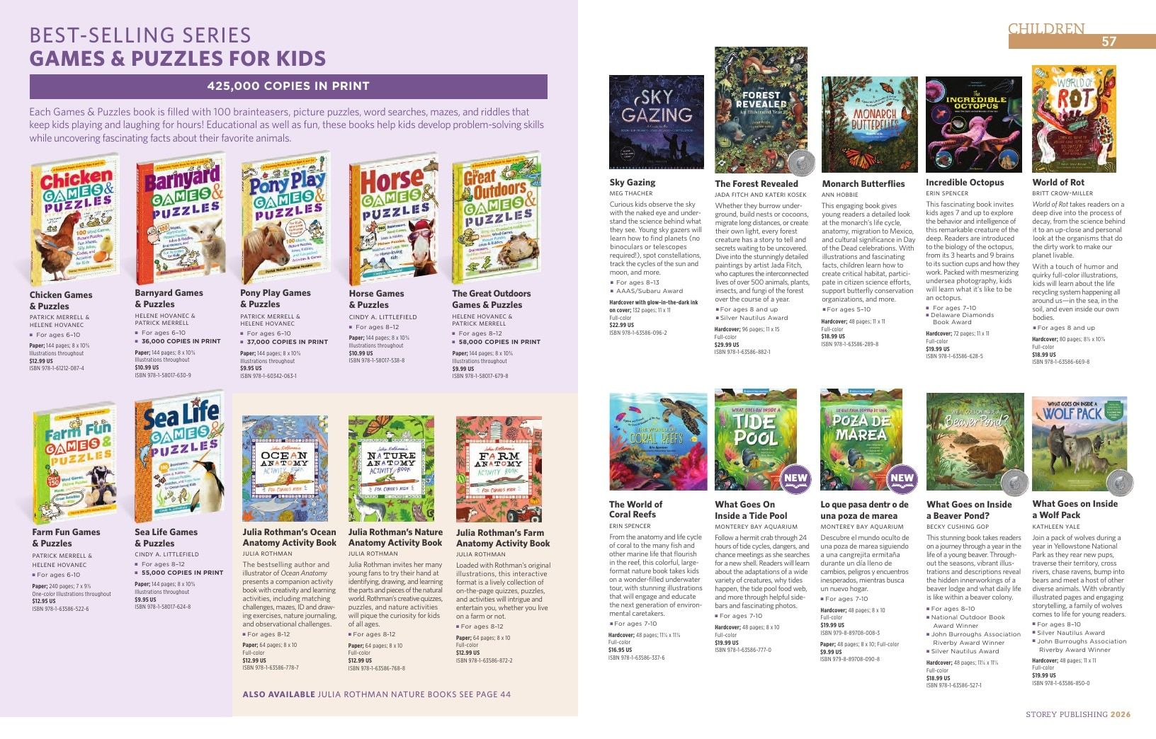 Storey Publishing Book Catalog Weekly Ad January 1 - December 31, 2026