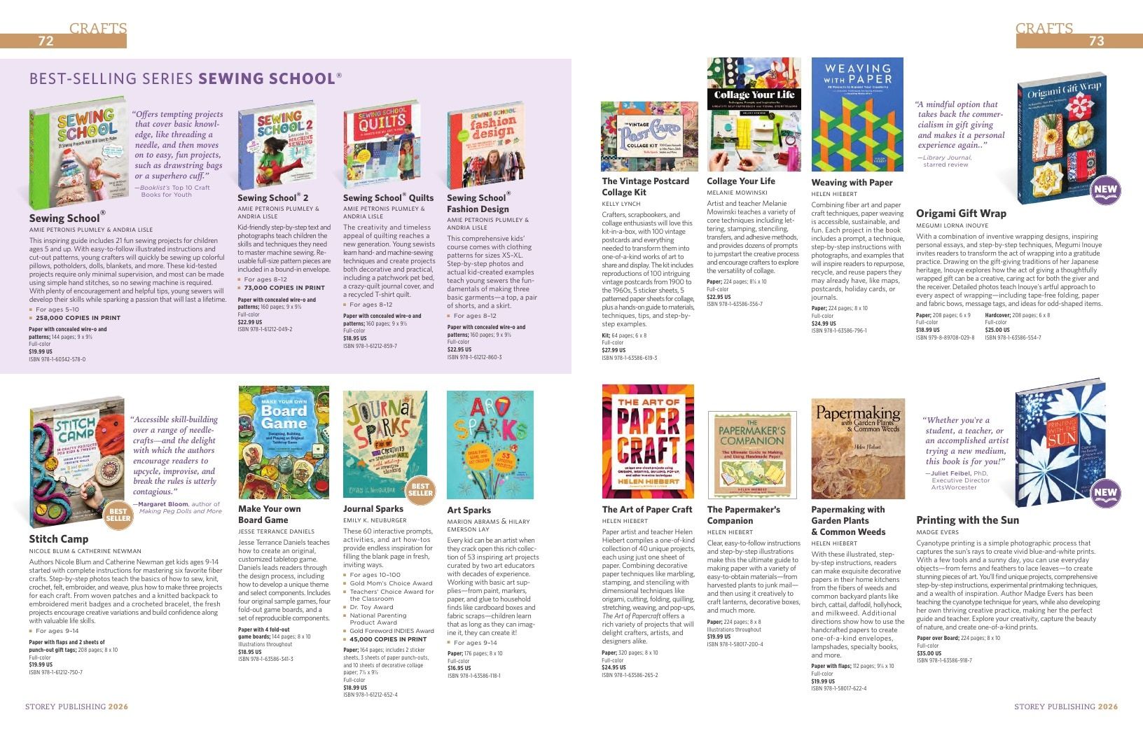 Storey Publishing Book Catalog Weekly Ad January 1 - December 31, 2026