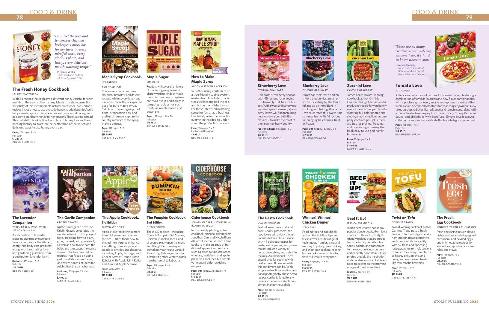 Storey Publishing Book Catalog Weekly Ad January 1 - December 31, 2026
