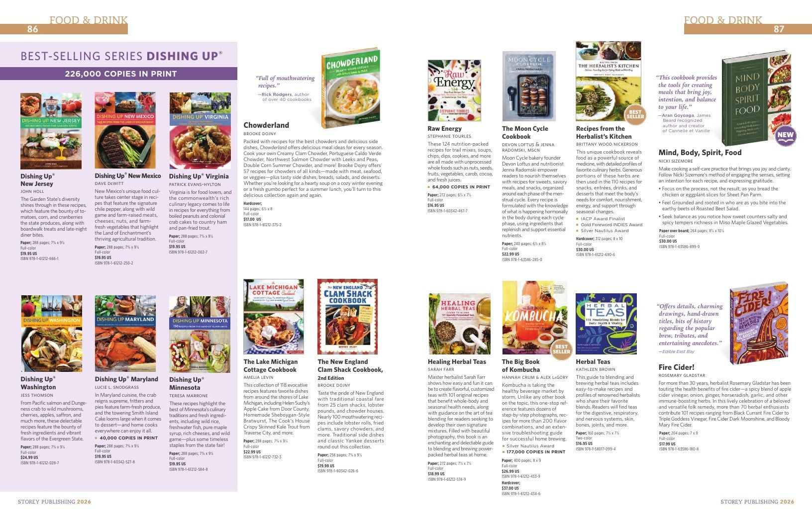 Storey Publishing Book Catalog Weekly Ad January 1 - December 31, 2026