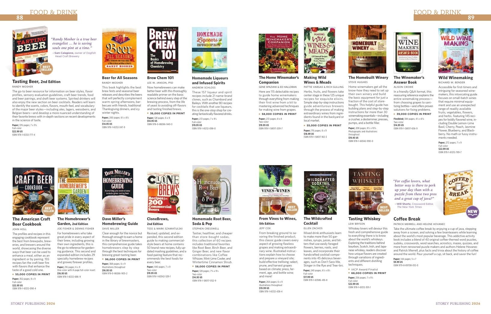 Storey Publishing Book Catalog Weekly Ad January 1 - December 31, 2026