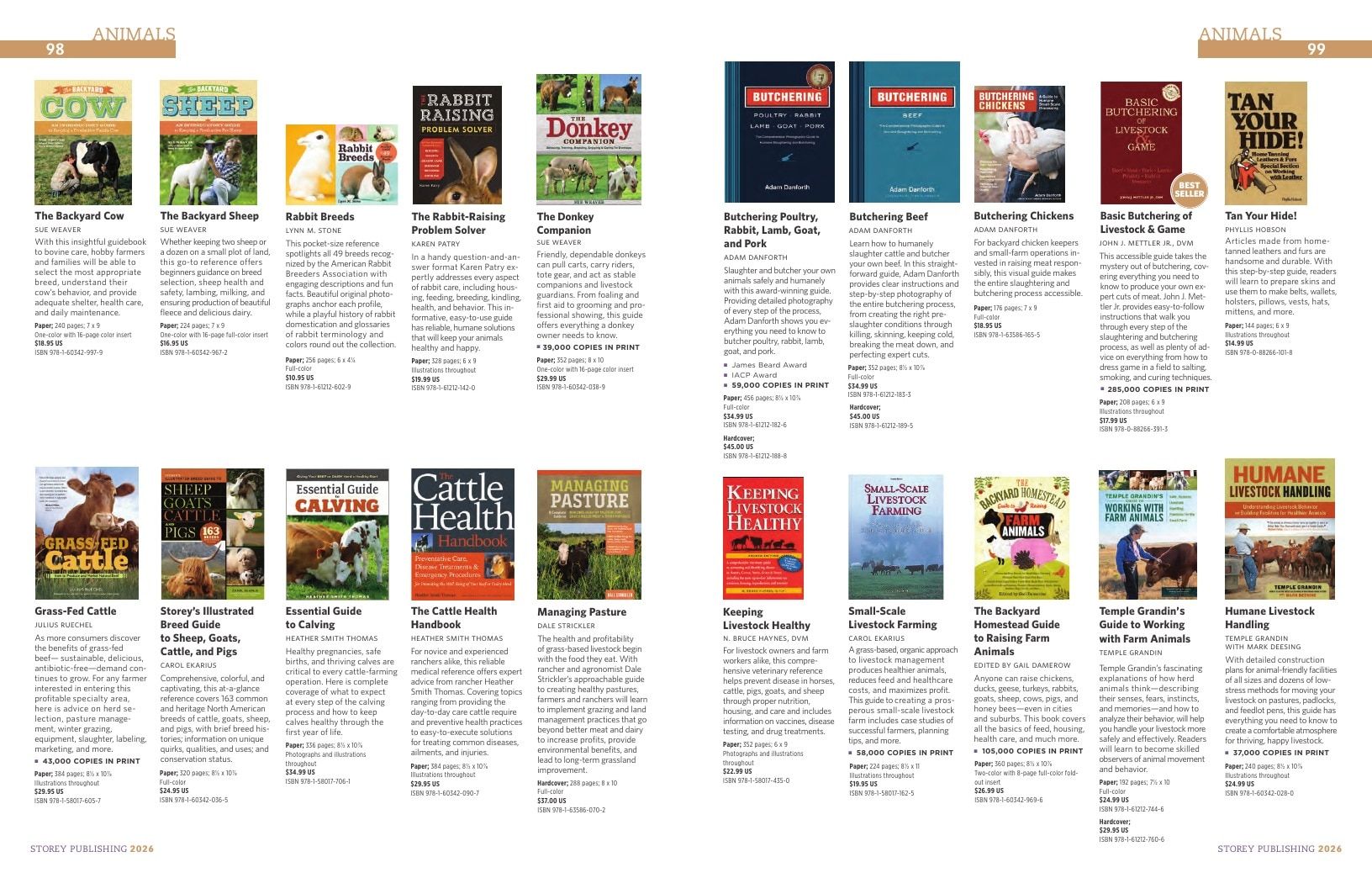 Storey Publishing Book Catalog Weekly Ad January 1 - December 31, 2026